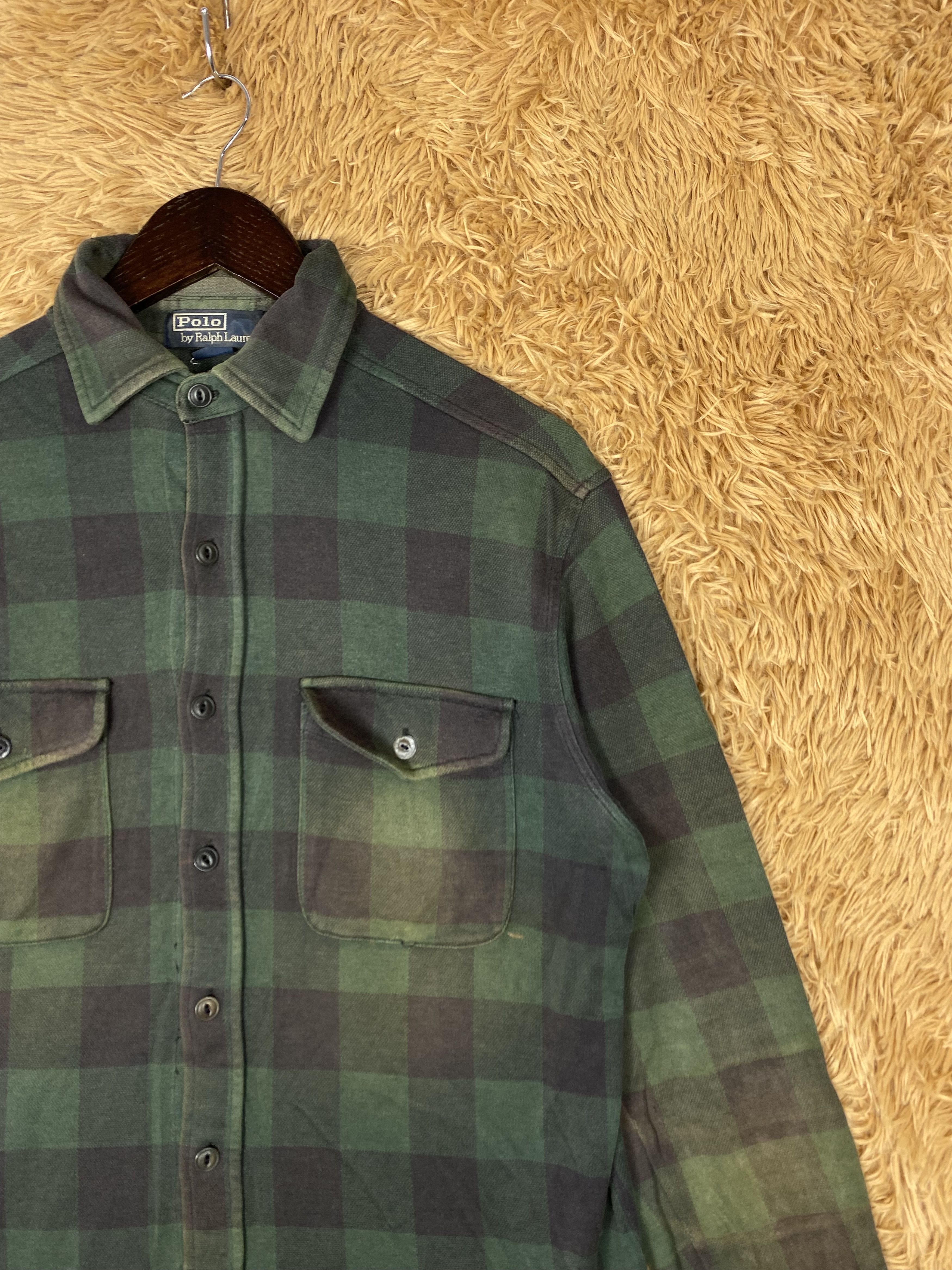 Polo Ralph Lauren Vintage Polo Ralph Lauren Button Up Flannel Shirts DJ0505 Size US M / EU 48-50 / 2 - 3 Thumbnail