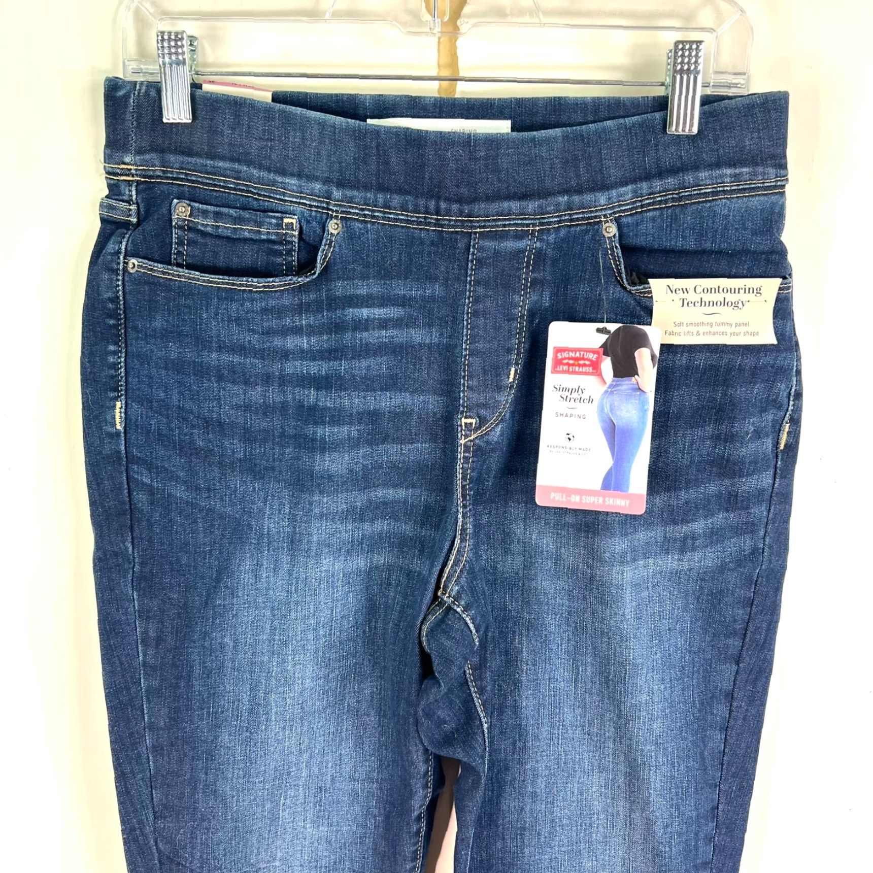 Levi's Levi's Signature Simply Stretch Denim Jeans Womens Size 10 (32X29) Blue Size 32" / US 10 / IT 46 - 3 Thumbnail
