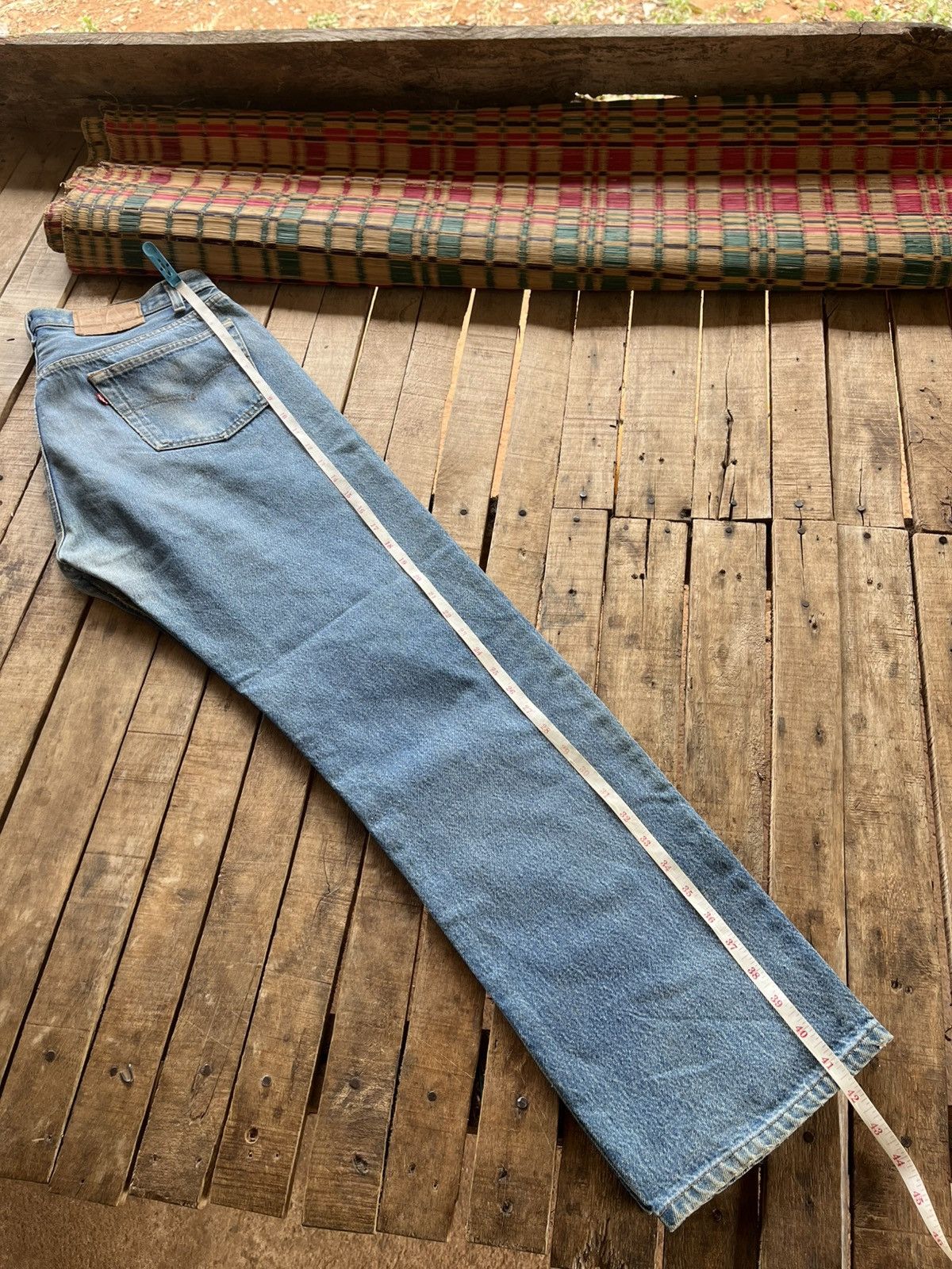 Vintage Thrashed Faded 80s’ Levi’s 501 Size US 33 - 10 Thumbnail