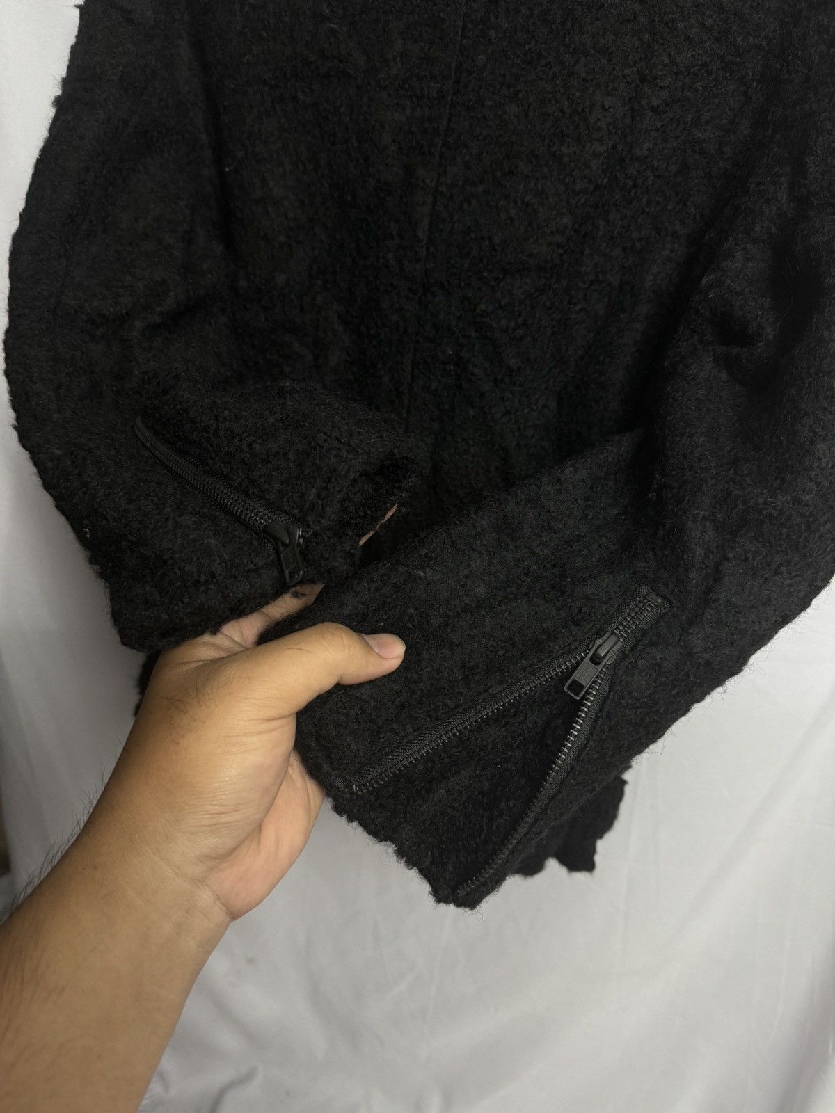 14th Addiction JAPANESE WOOL ASYMMETRICAL JEANASIS JACKET Size US M / EU 48-50 / 2 - 10 Thumbnail