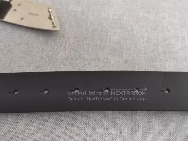 Balenciaga Balenciaga Black BB Leather Belt. Size ONE SIZE - 5 Thumbnail