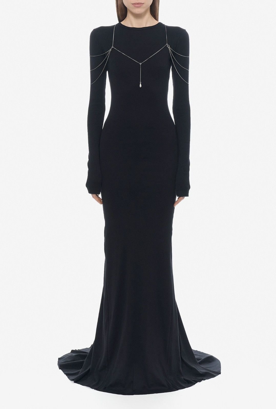 Ann Demeulemeester Last Ann Demeulemeester Jesse Long Flared Dress in Cotton Size XS / US 0-2 / IT 36-38 - 2 Thumbnail