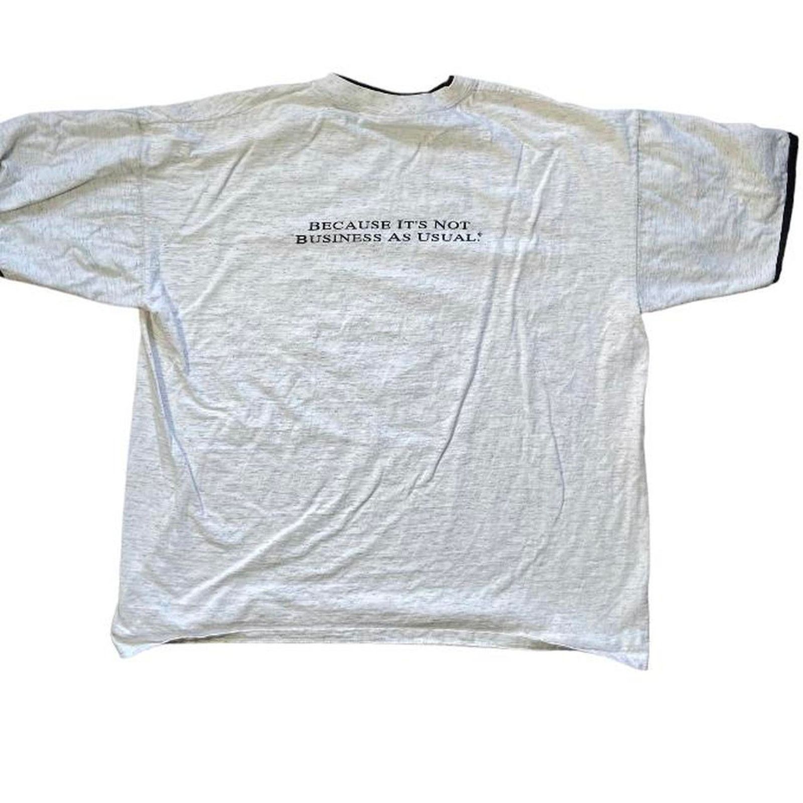Gildan 90s grey yellow construction tee Size US XXL / EU 58 / 5 - 1 Thumbnail
