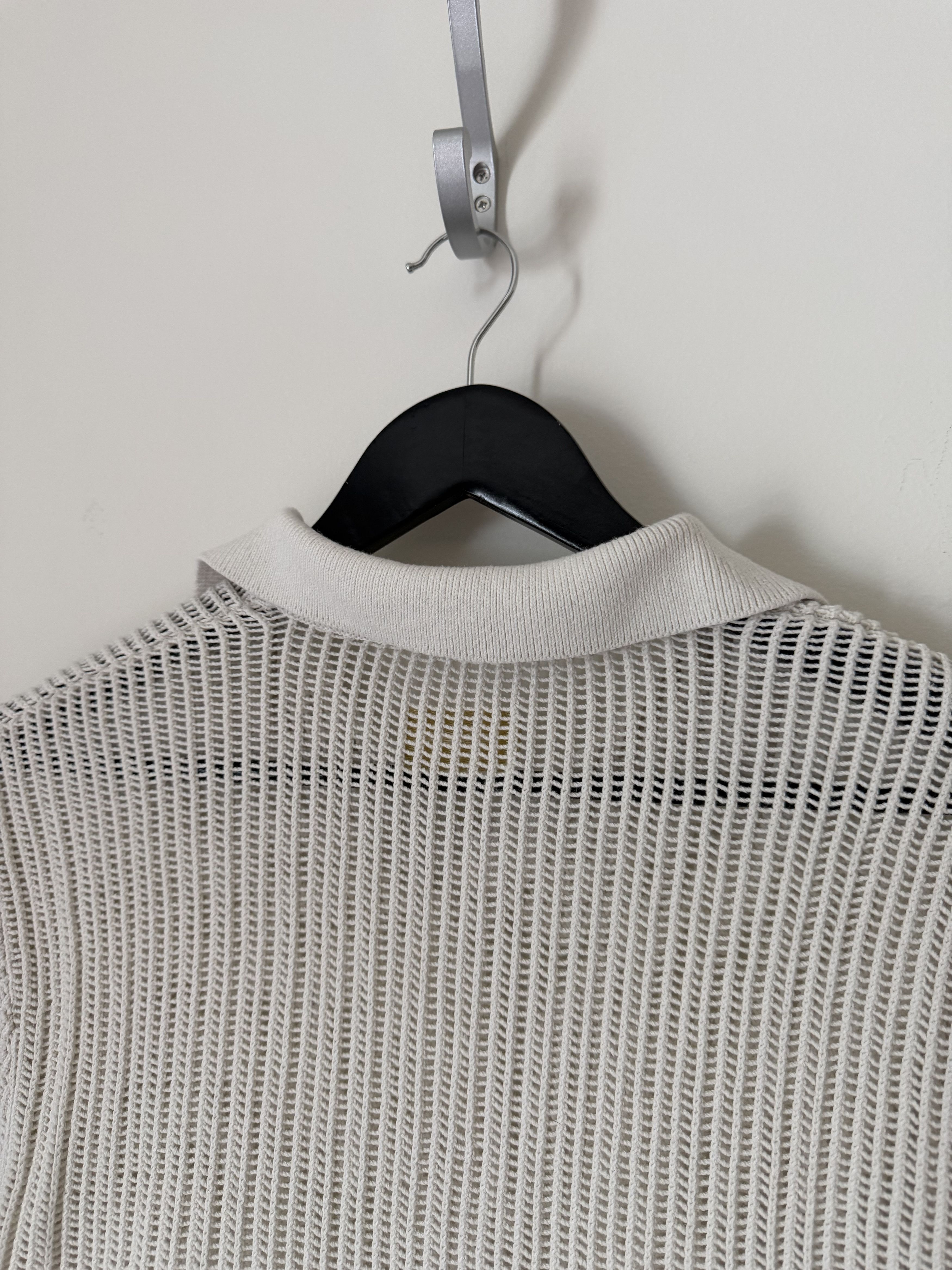 Aime Leon Dore Aime Leon Dore Mesh Polo in Coconut Milk Size US S / EU 44-46 / 1 - 6 Thumbnail