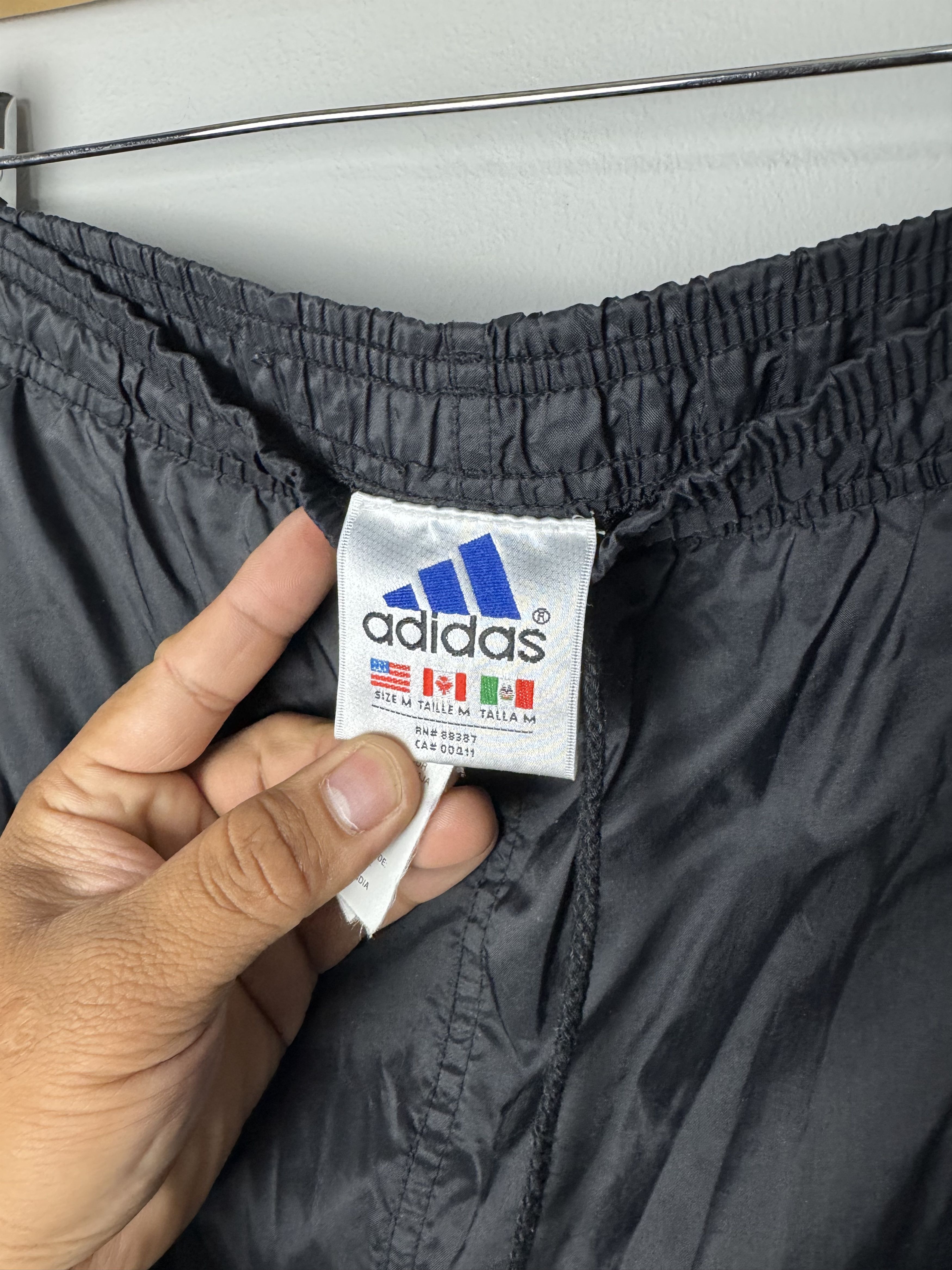 Adidas Adidas Tear Away - Vintage Nylon Pants Size US 33 - 6 Thumbnail