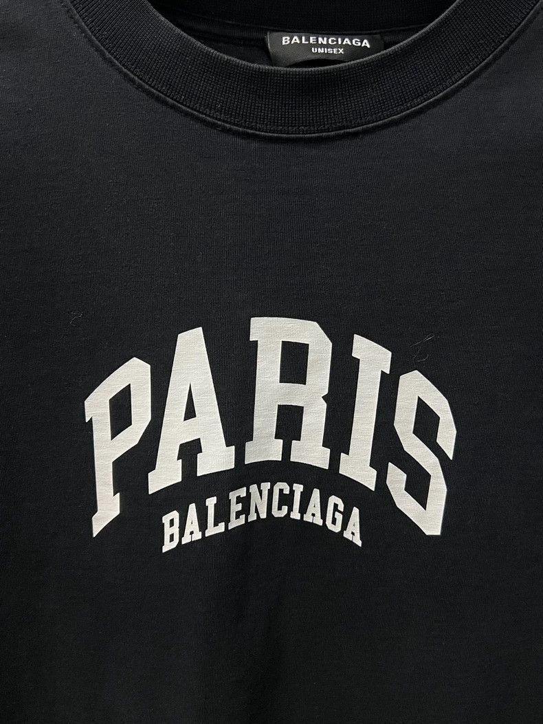 Balenciaga Balenciaga Short-sleeve paris black option Size US L / EU 52-54 / 3 - 5 Thumbnail