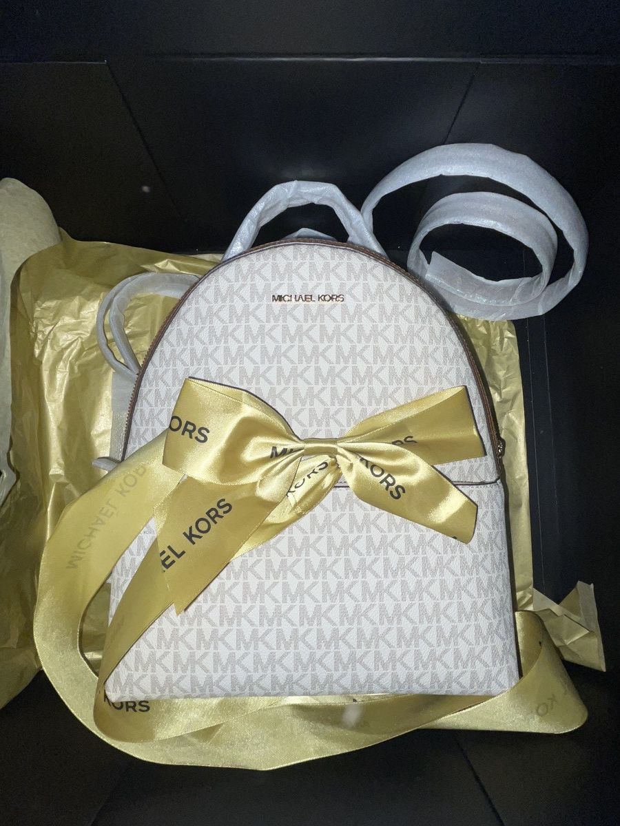 Michael Kors Micheal Kors Beige Backpack (Small) Size ONE SIZE - 2 Thumbnail
