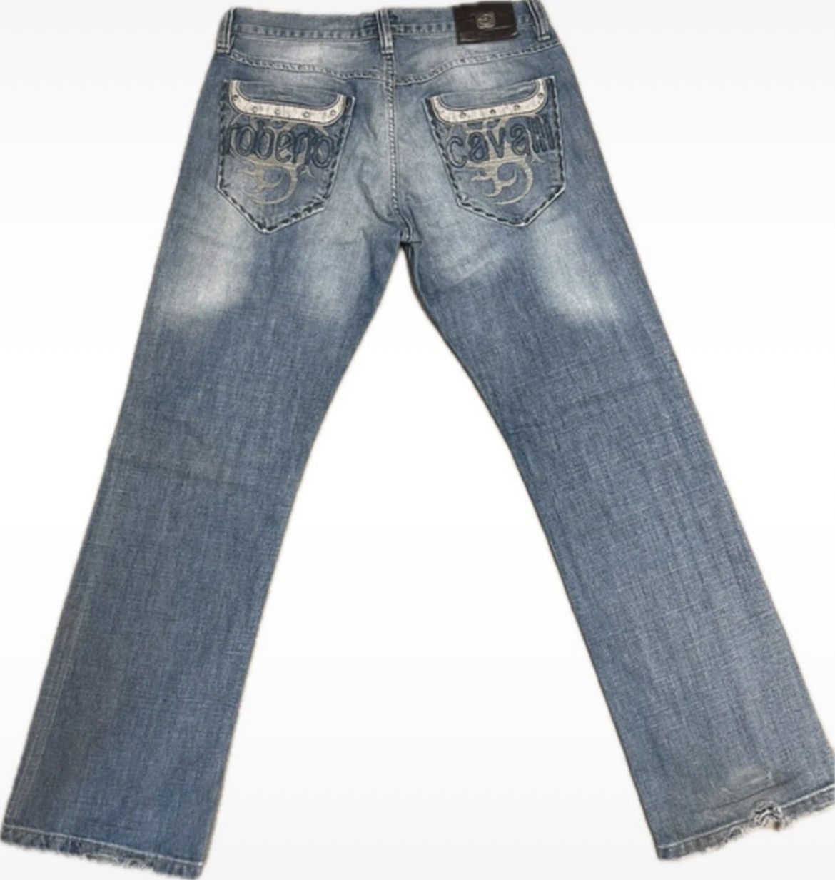 Roberto Cavalli Roberto Cavalli embroidered jeans Size 32" / US 10 / IT 46 - 2 Thumbnail