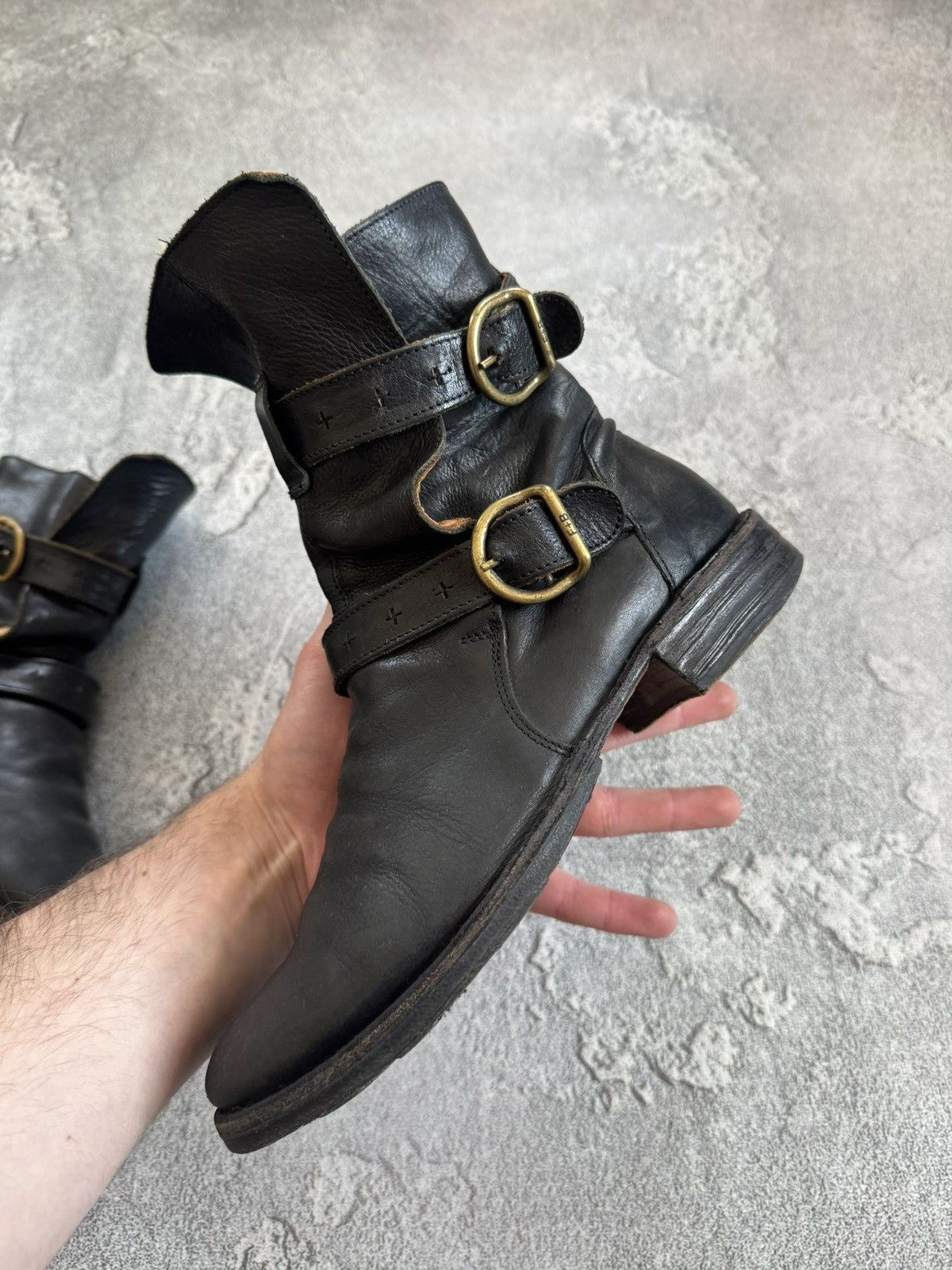 Fiorentini + Baker Fiorentini + Baker leather boots rider ankle eli moto Size US 7.5 / IT 37.5 - 10 Thumbnail