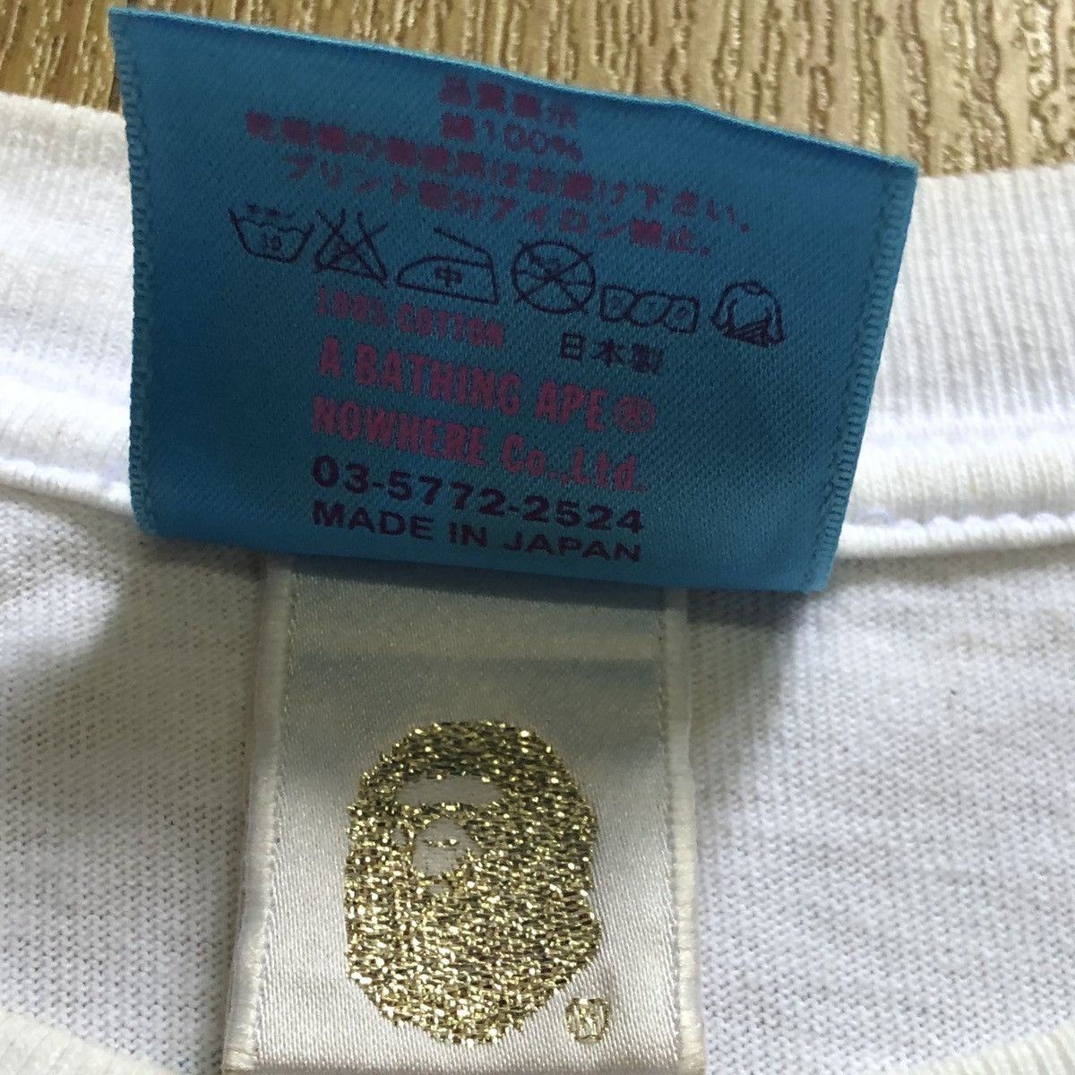 Bape Bape Sta Logo Tee Size US L / EU 52-54 / 3 - 7 Thumbnail