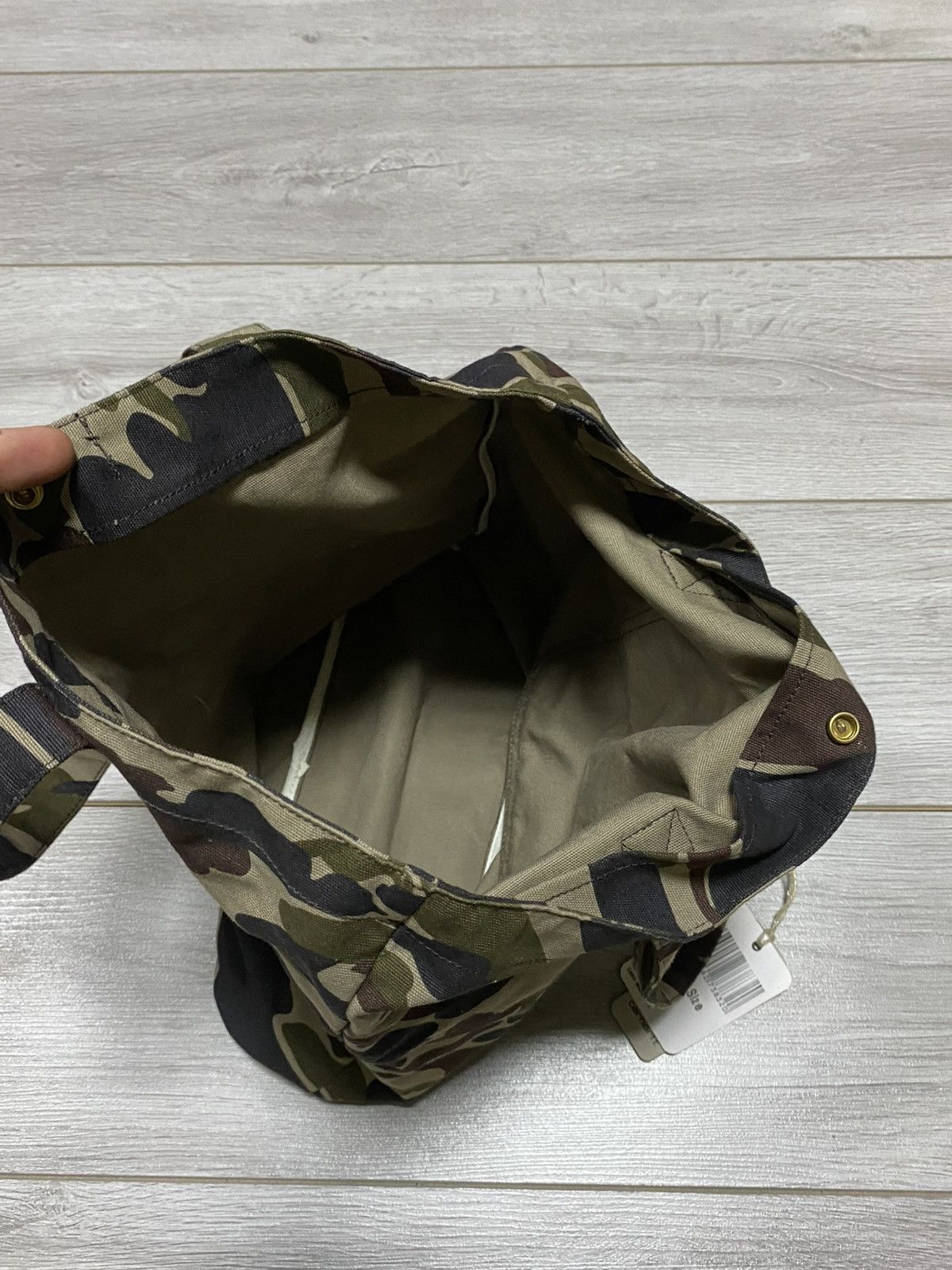 Carhartt Carhartt NEW camouflage simple tote bag shopper Size ONE SIZE - 6 Thumbnail