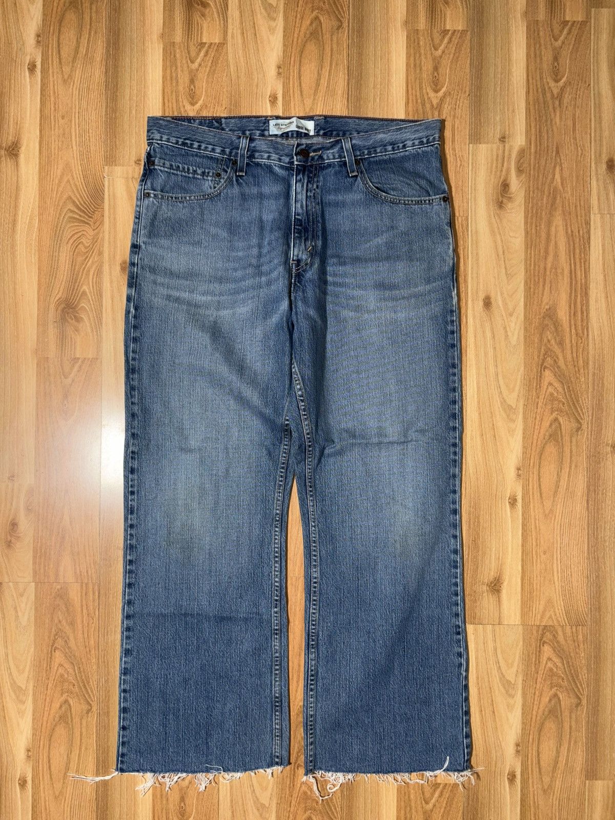 Levi's Vintage Clothing Vintage 2007 Levi Strauss Signature Loose Bootcut Jeans Y2K Size US 34 / EU 50 - 1 Thumbnail