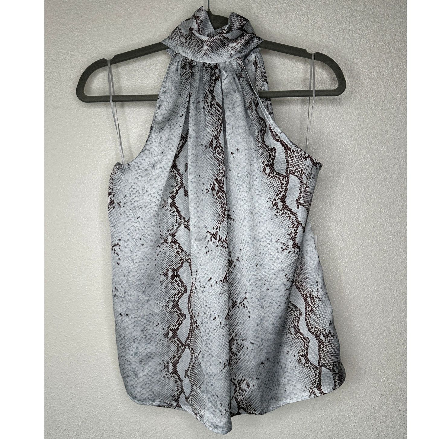 Other NWT Bishop + Young The Rain Python Tie Sleeveless Blouse S Size S / US 4 / IT 40 - 1 Thumbnail