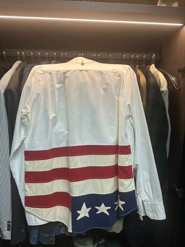 Visvim VISVIM LUNGTA STARS FLAG SHIRT 15SS | Grailed