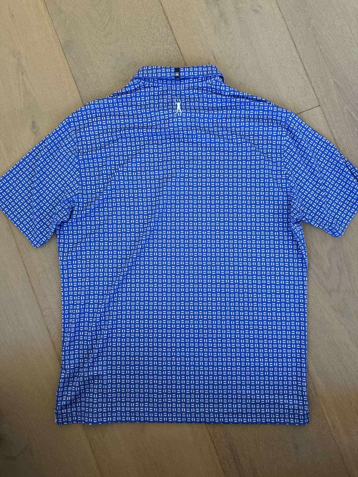 Mizzen+Main Mizzen+Main Blue Patterned Golf Polo Size US XL / EU 56 / 4 - 2 Thumbnail
