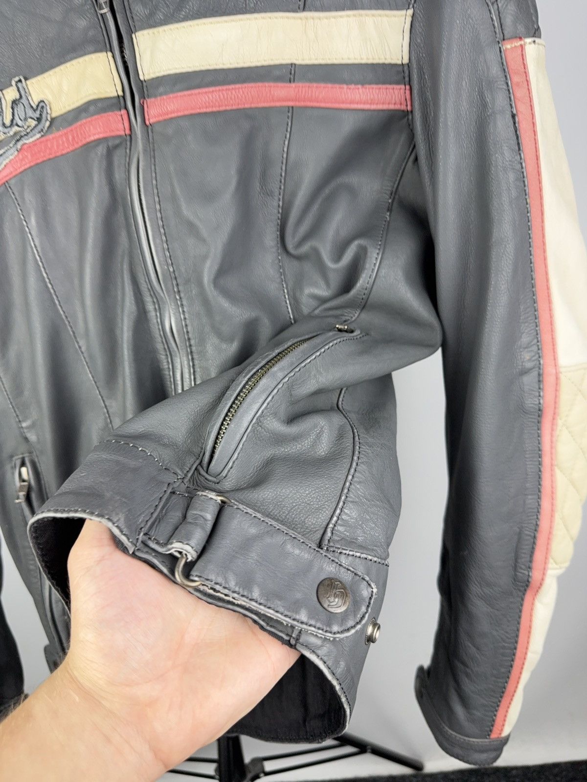Harley Davidson Vintage 90s Retro HELD Leather Jacket Biker Moto Size US S / EU 44-46 / 1 - 11 Thumbnail