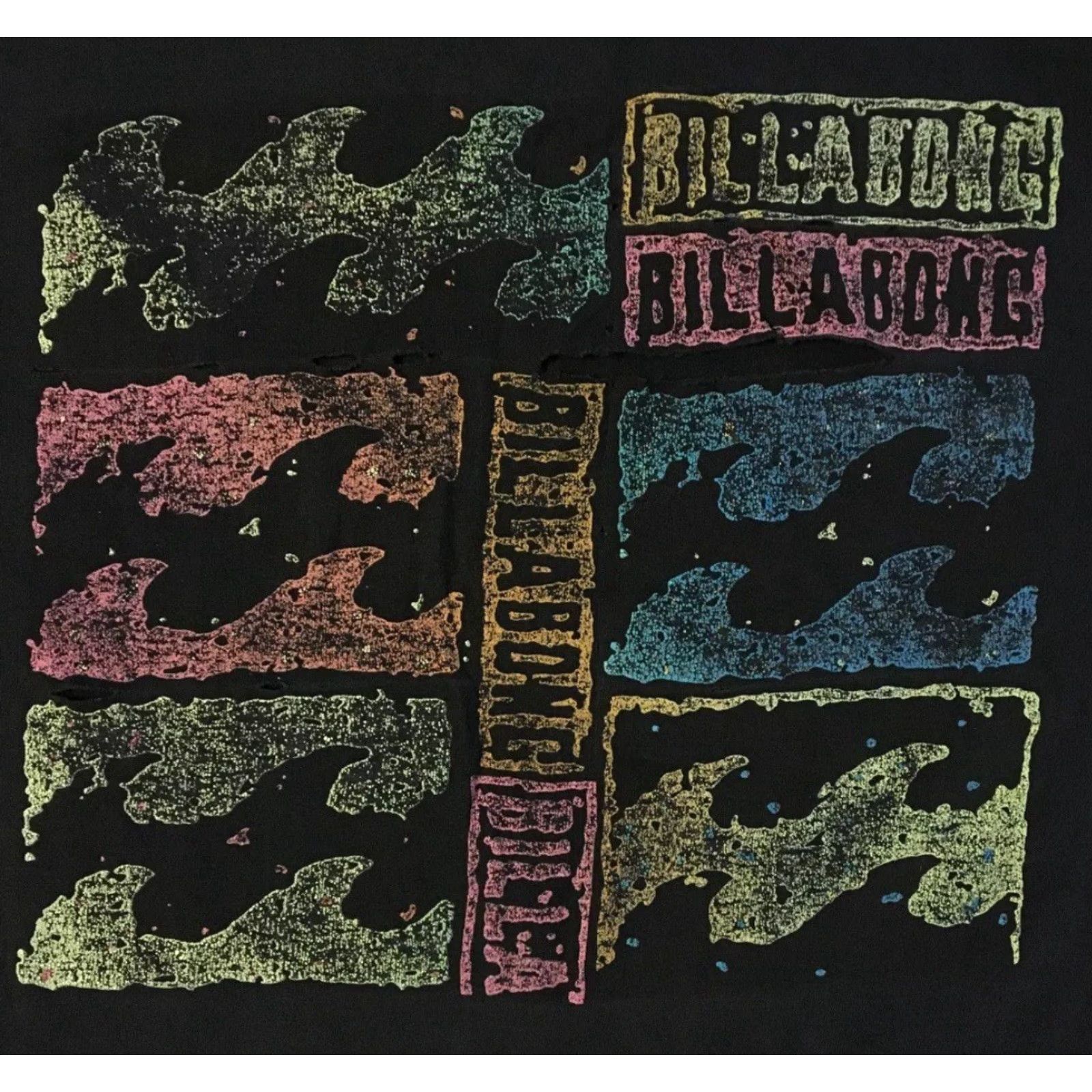 Billabong VINTAGE Billabong Shirt L Black Long Sleeve 80s 90s Thrashed Distressed Surf Skate Grunge Ocean Pacific Surfboard Boardriding Graphic Tee Mens Size US L / EU 52-54 / 3 - 3 Thumbnail