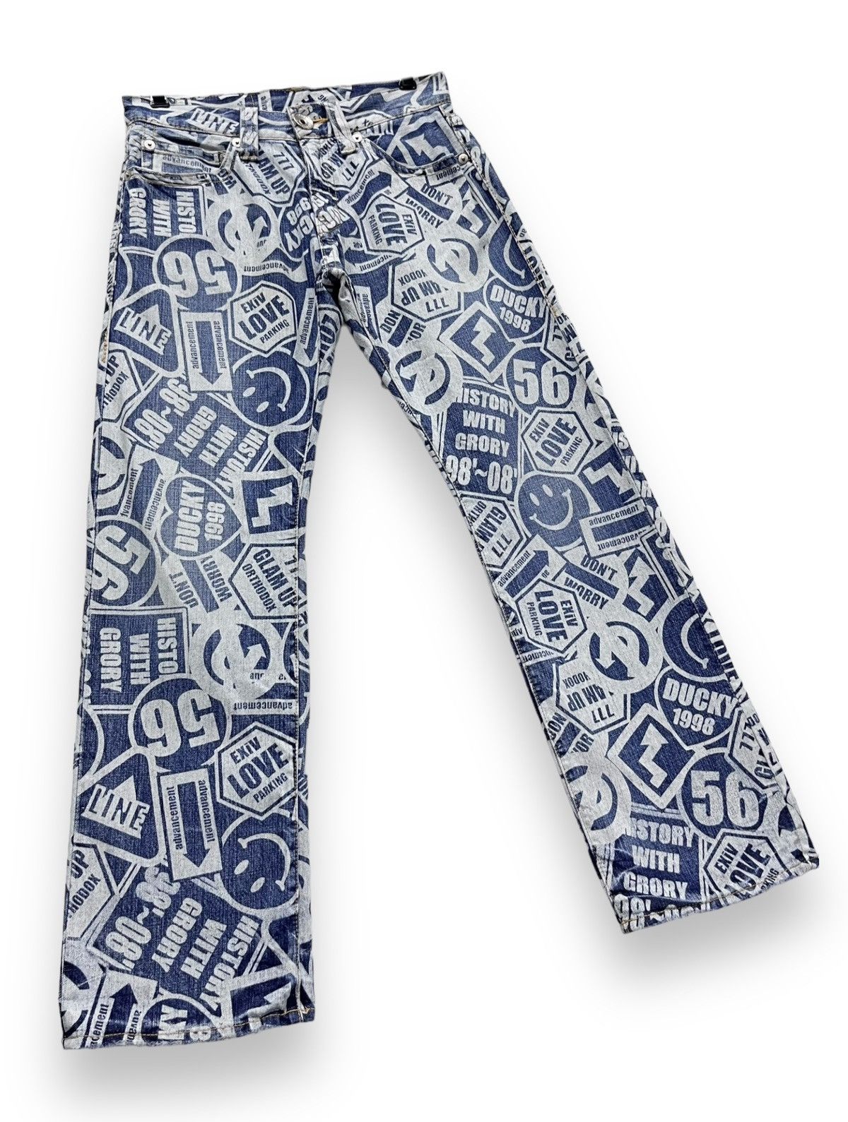 Other DOPE🔥CO&LU Vintage Full Print Denim Hysteric Glamour Style Size US 29 - 5 Thumbnail