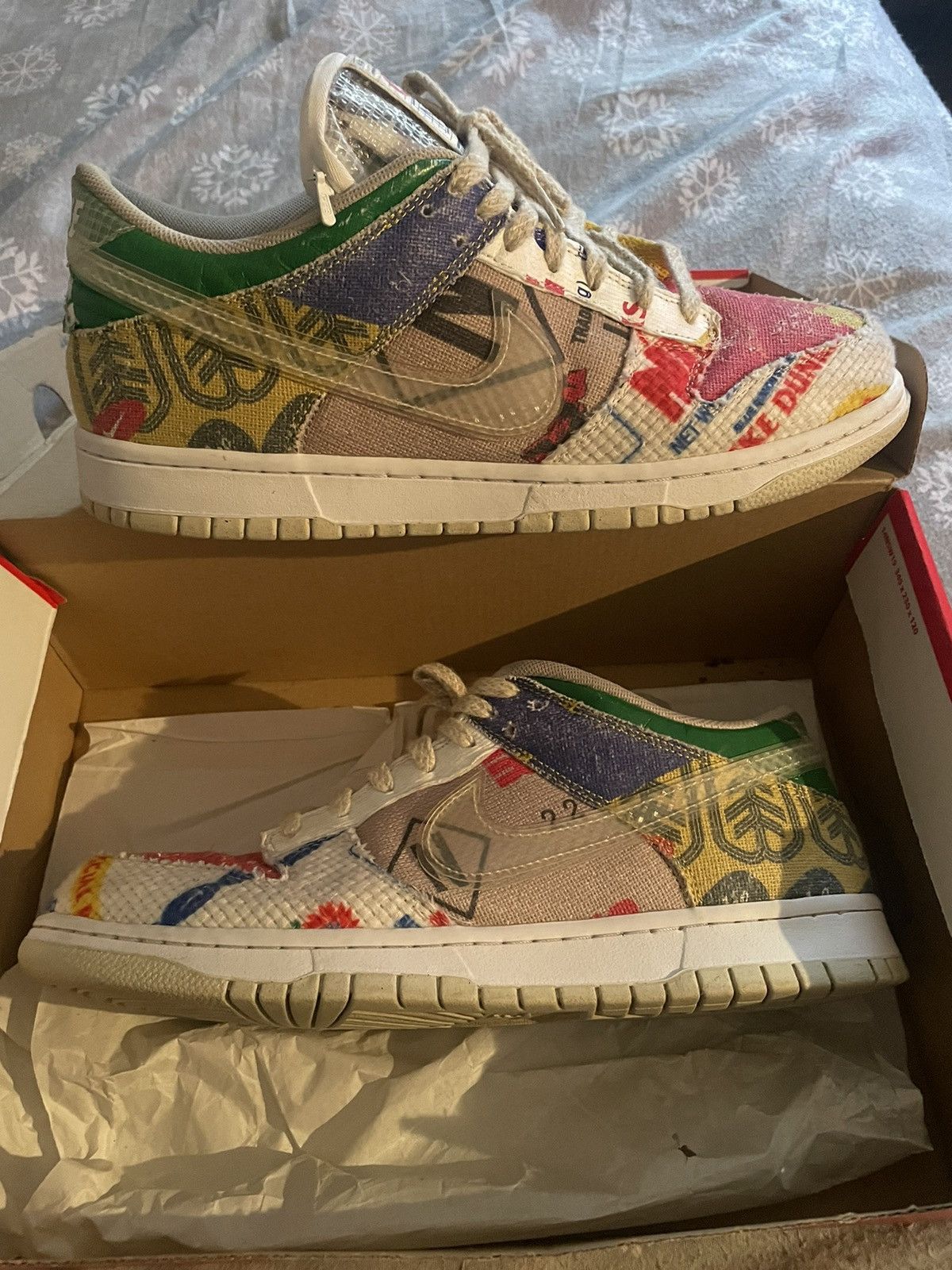 dunk low city market nike