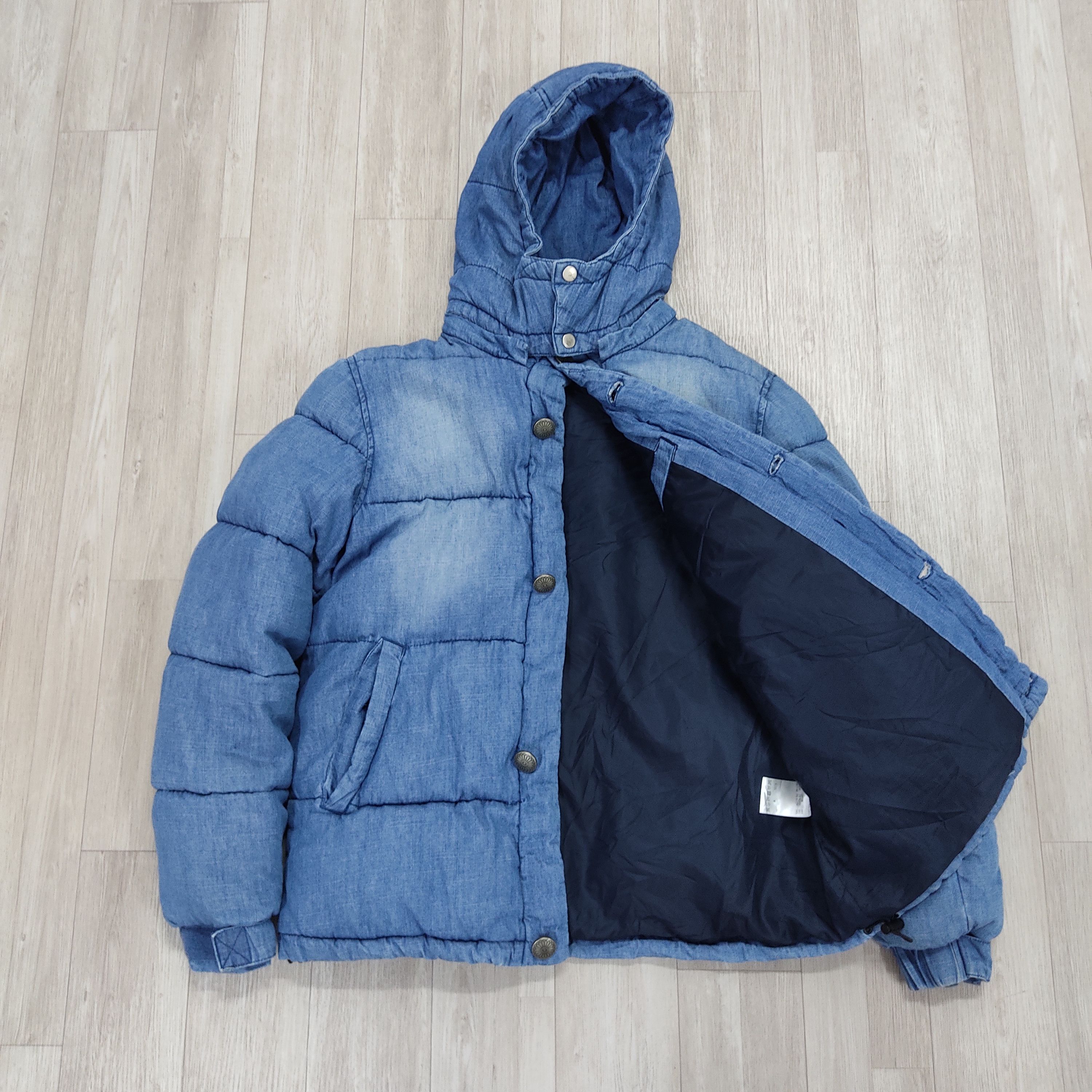 Japan Blue LAZY HAZY PLANET Blue Denim Filled Puffer Jacket Size US M / EU 48-50 / 2 - 12 Thumbnail