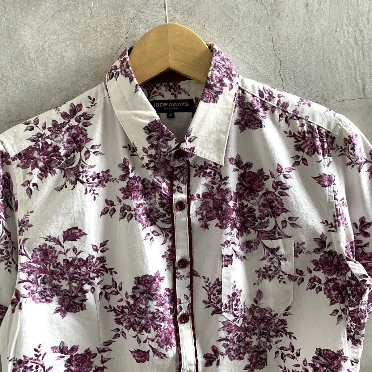 Japanese Brand × Matsuda × Nicole Club 🔥Hideways Nicole Floral shirt Size US M / EU 48-50 / 2 - 2 Thumbnail