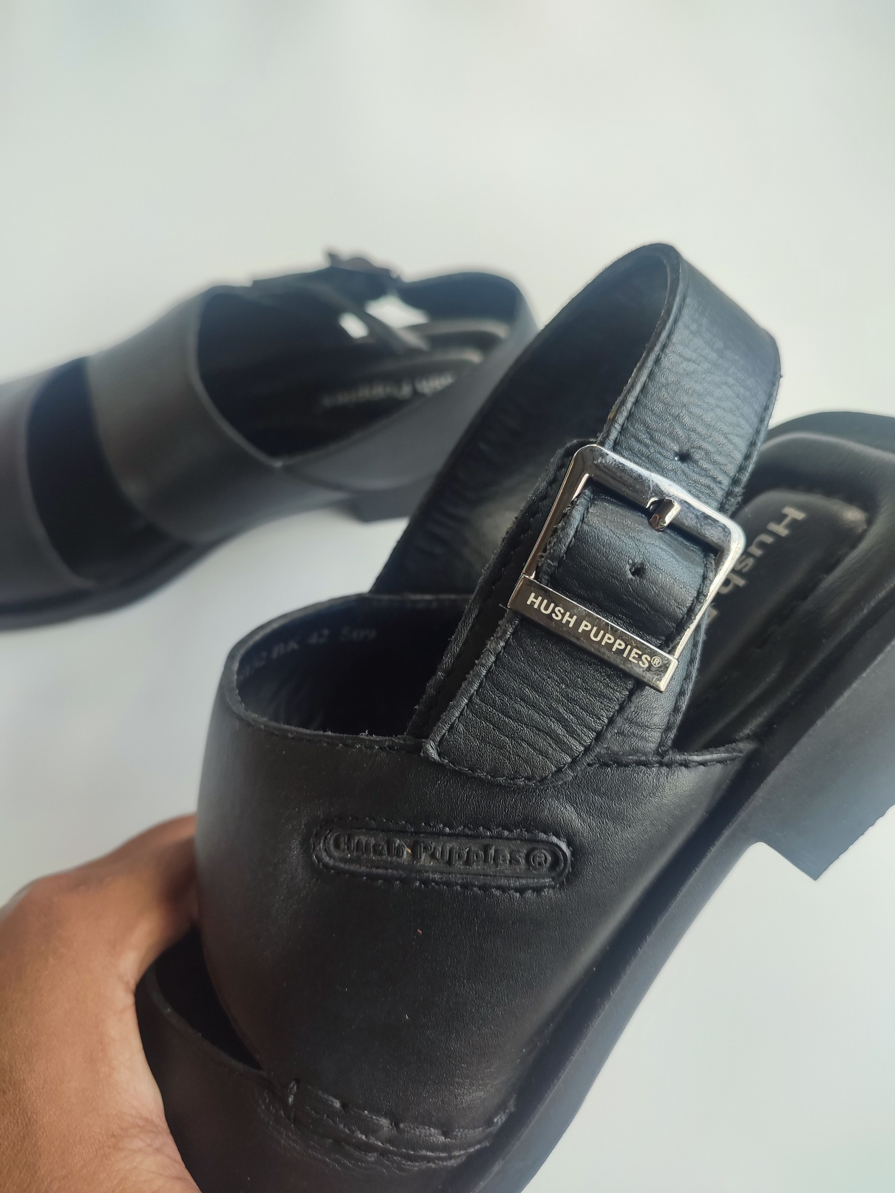 Hush Puppies HUSH PUPPIES LEATHER SANDALS Size US 8.5 / EU 41-42 - 4 Thumbnail
