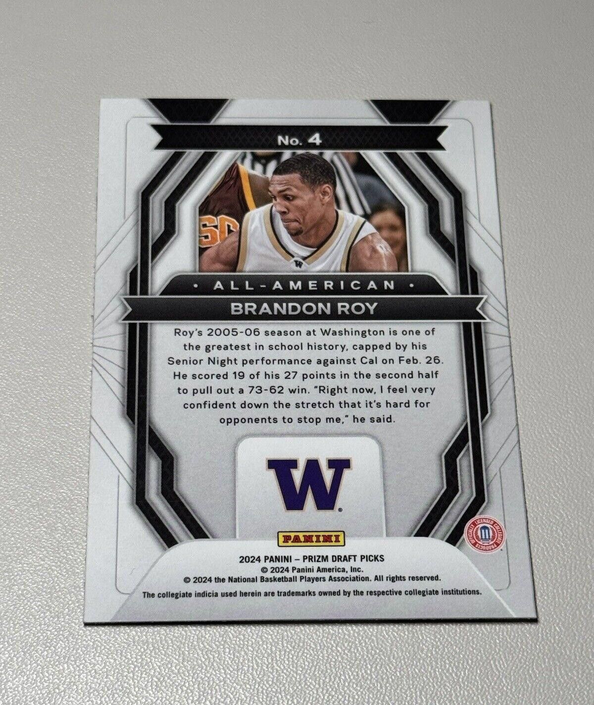Other 2024 Panini Prizm Draft Basketball All-American #4 Brandon Size ONE SIZE - 2 Thumbnail