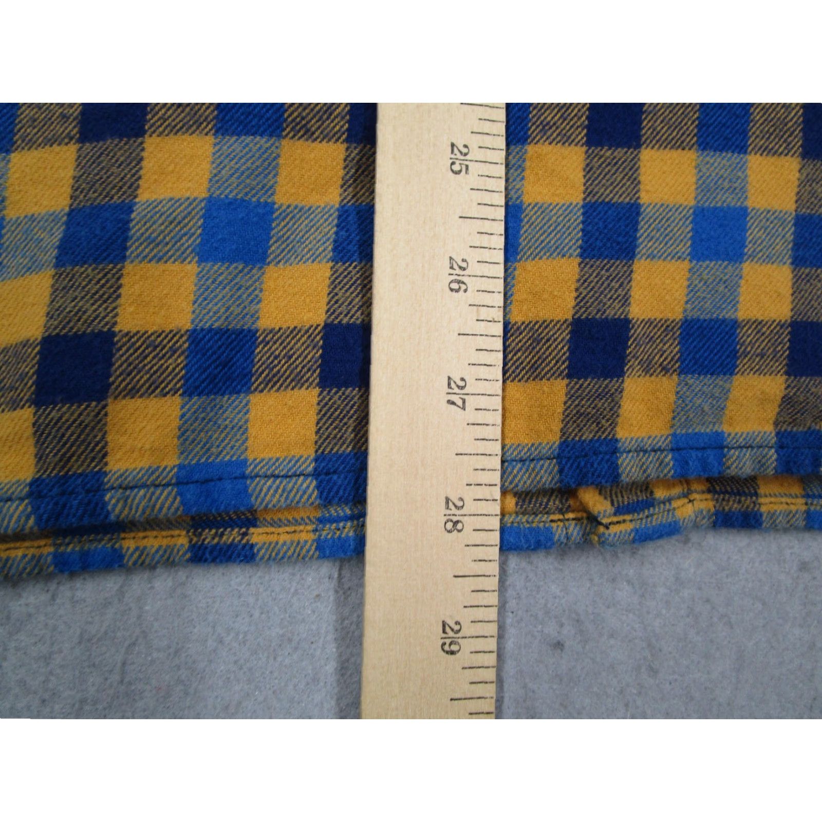 Outerknown Outerknown Shirt Mens Large Yellow Plaid Flannel Long Sleeve Button Up Organic Size US L / EU 52-54 / 3 - 7 Thumbnail