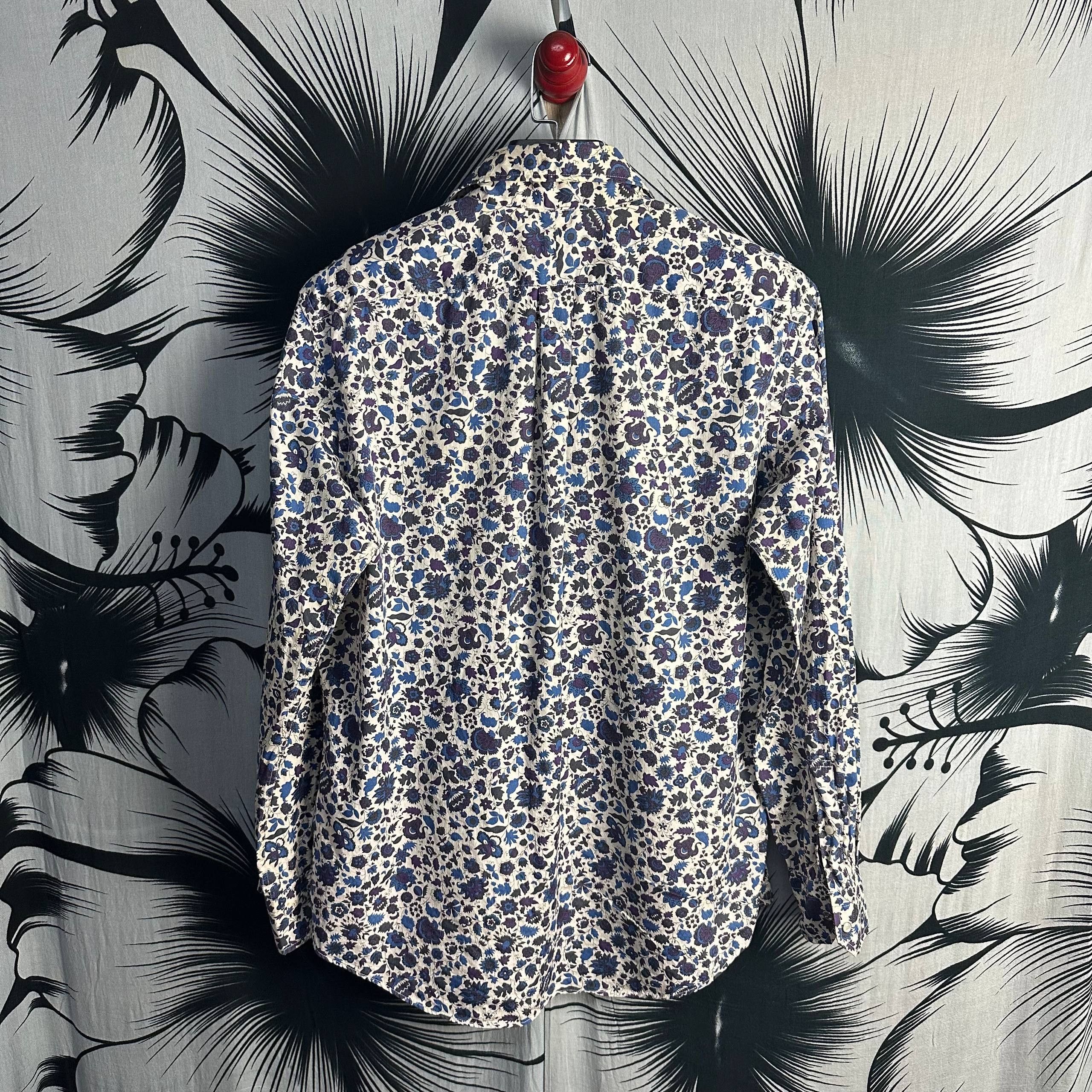 Japanese Brand Japanese Patterned Pearl Snap Button Shirt Made in Japan Size US L / EU 52-54 / 3 - 2 Thumbnail