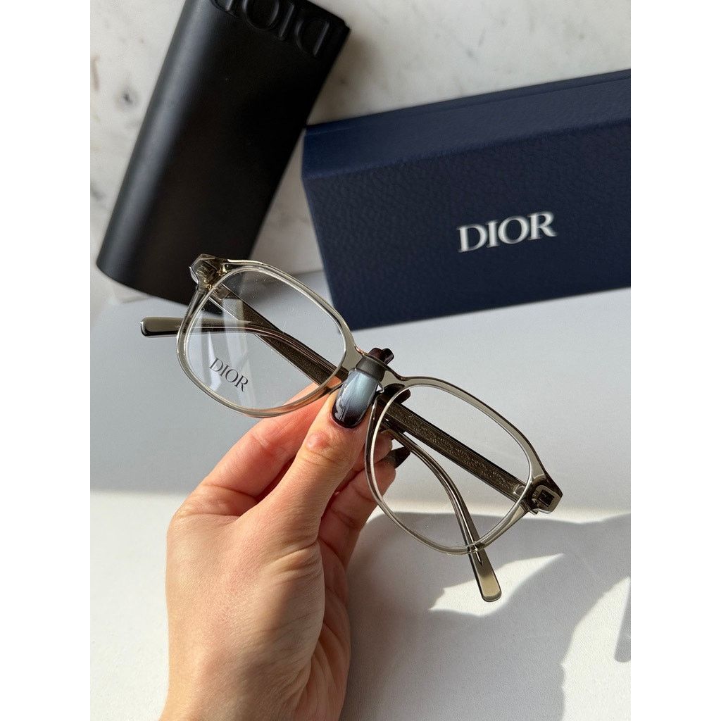 Dior NEW Dior BotanicaO S2I Unisex Eyeglasses Frames in Brown Size ONE SIZE - 6 Thumbnail