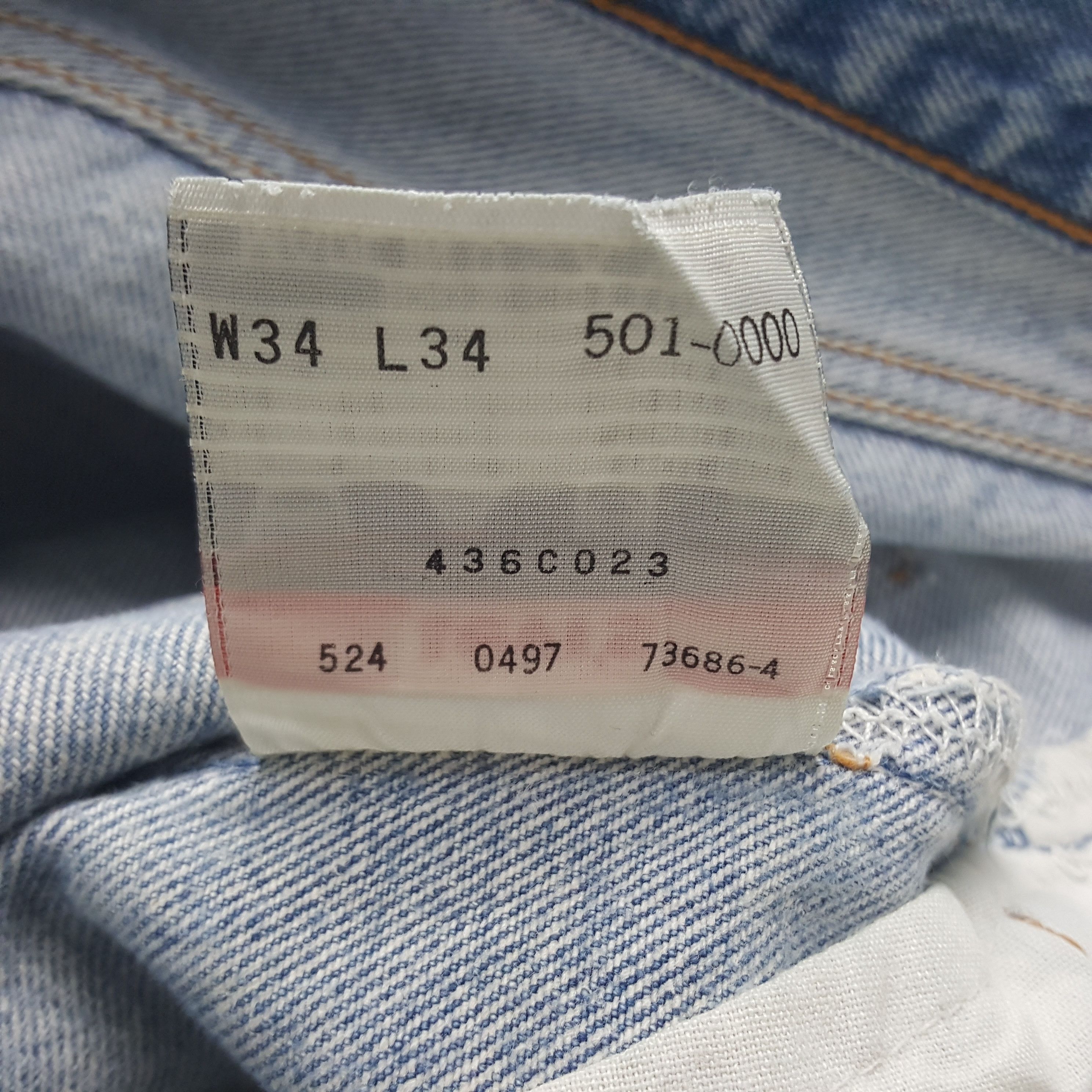 Levi's × Vintage Vintage Levi's USA Distressed Style Denim Jeans Size US 31 - 15 Thumbnail