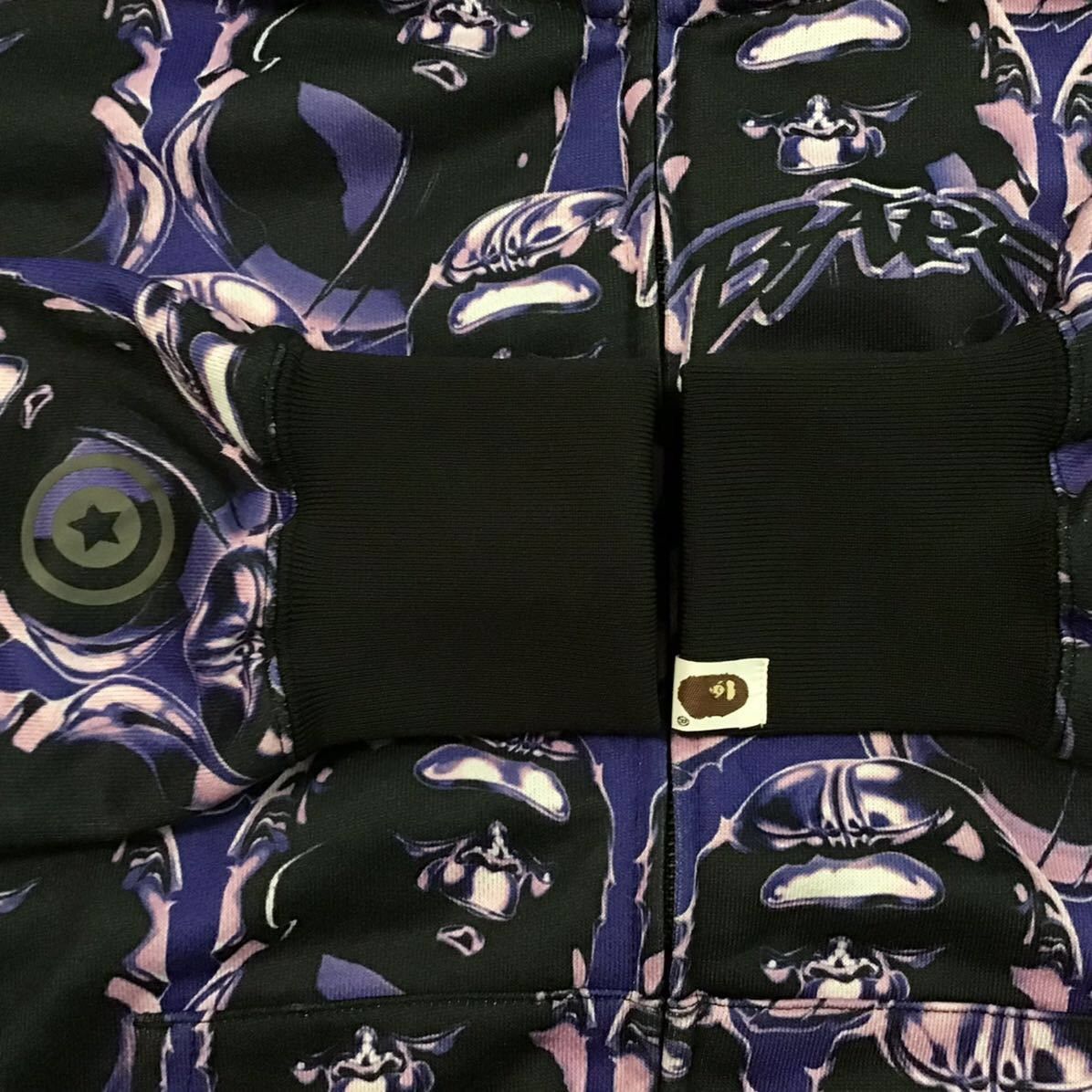 Bape BAPE APE HEAD GRAFFITI SHARK FULL ZIP HOODIE Purple APE Size US S / EU 44-46 / 1 - 6 Thumbnail