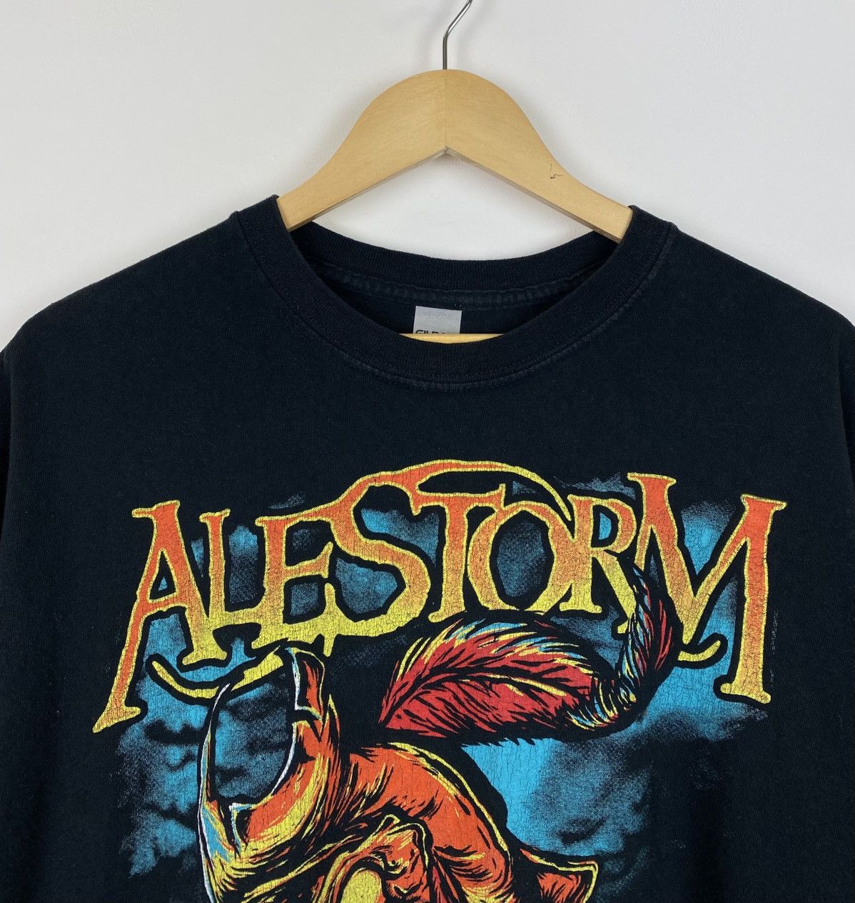 Band Tees Alestorm Rock Band T-Shirt Metal Pank Rock Band Skulls Black Size US XXL / EU 58 / 5 - 2 Thumbnail