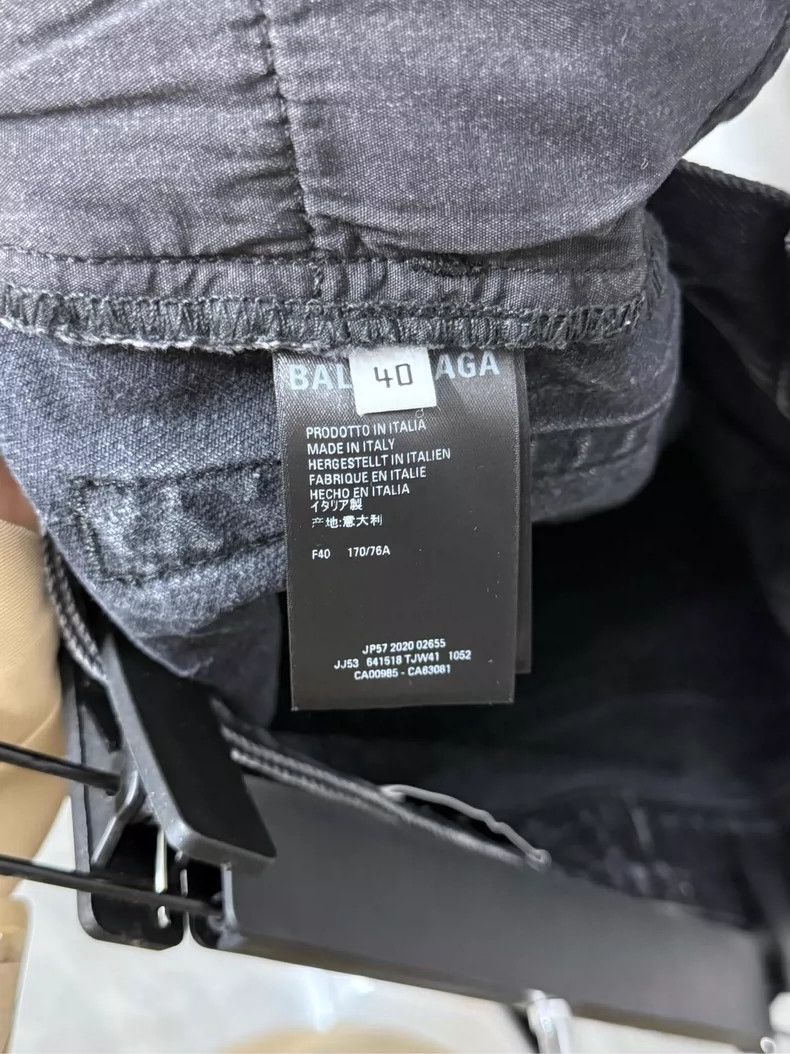 Balenciaga Balenciaga Denim Bulletproof + Logo + Monogram + Short Ski Size 39" - 5 Thumbnail