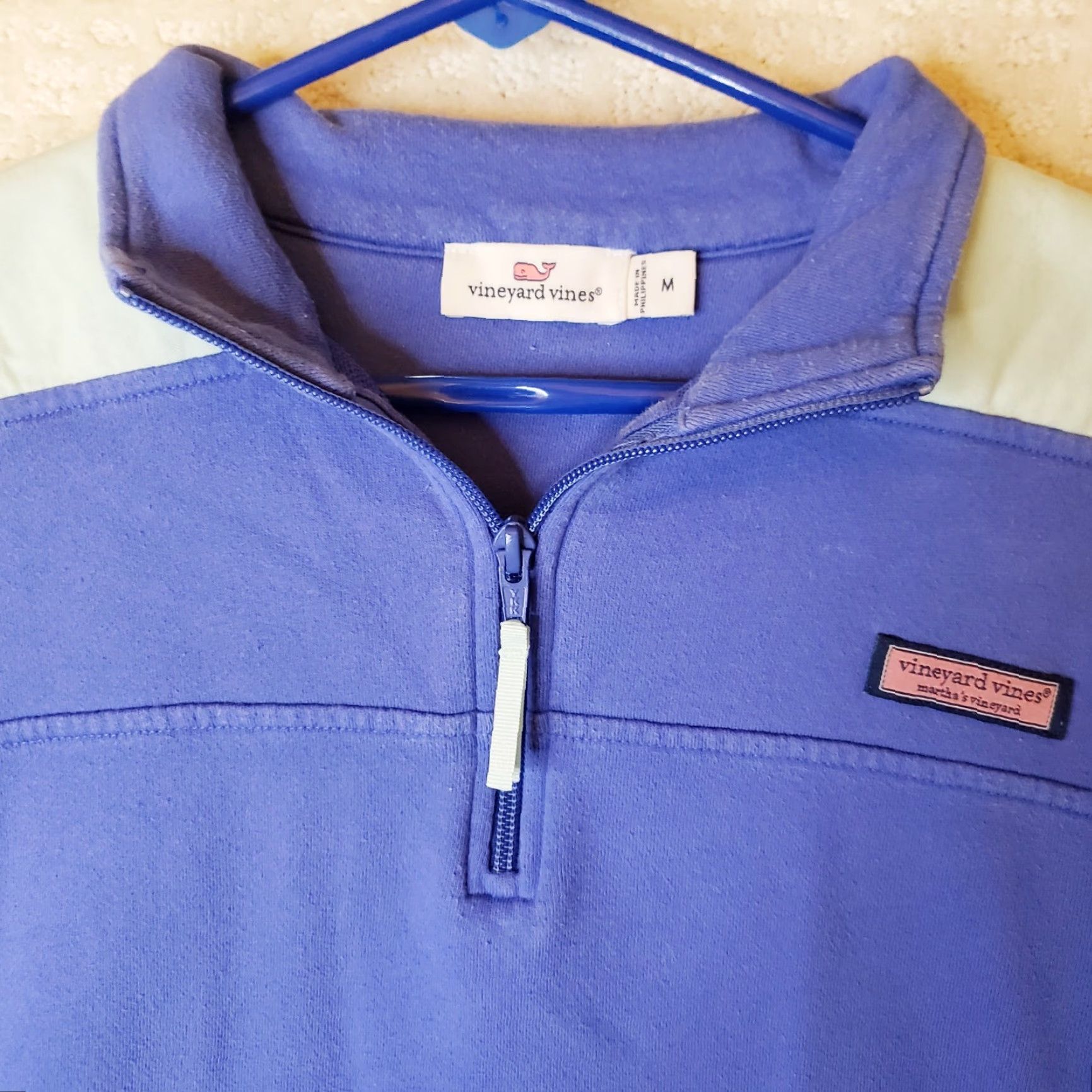 Vineyard Vines Vineyard Vines Pullover Sweatshirt 1/4 Zip Women’s M Blue Green Multicolor Pullover Sweatshirt Womens M Size M / US 6-8 / IT 42-44 - 3 Thumbnail