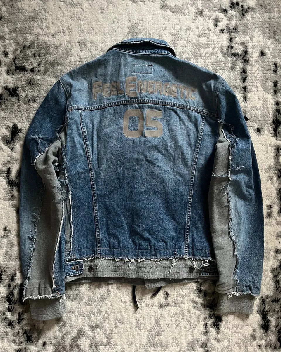 Dolce & Gabbana × Vintage AW05 Dolce & Gabbana Denim Hybrid Jacket Size US S / EU 44-46 / 1 - 2 Thumbnail