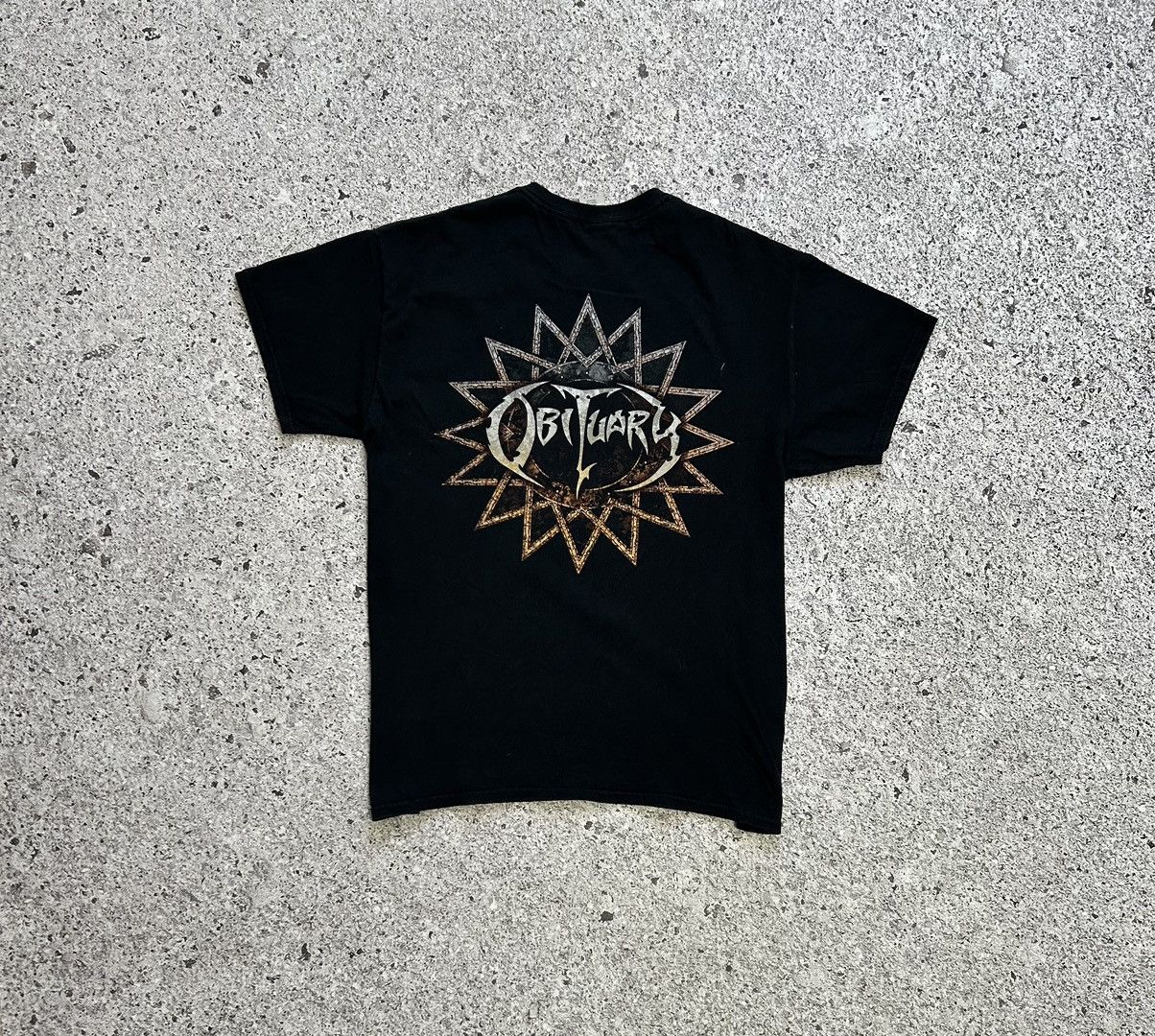 Band Tees × Vintage Vintage 90’s Rock Band Obituary Y2K Hype Retro T-Shirt Size US L / EU 52-54 / 3 - 6 Thumbnail