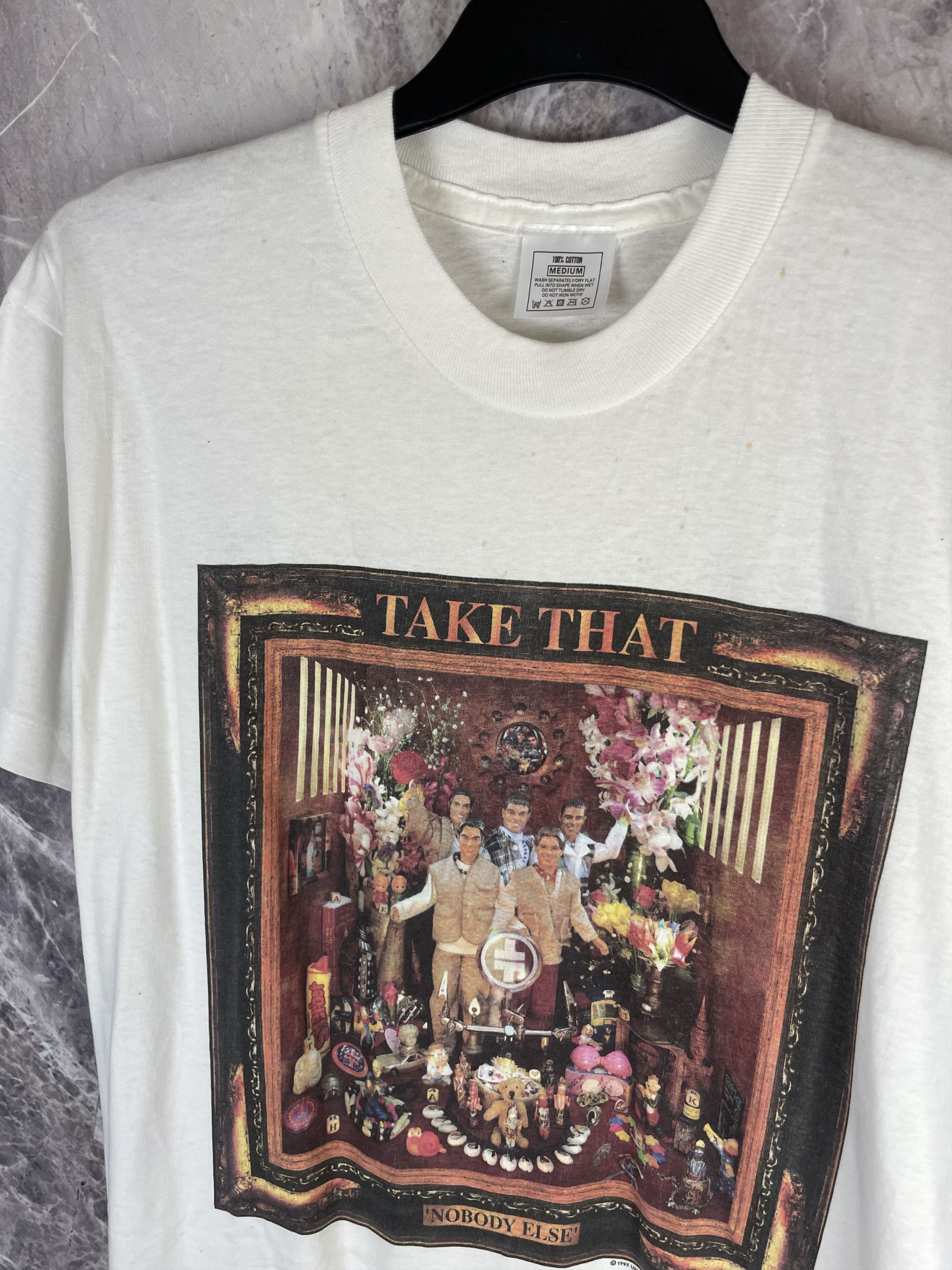 Band Tees Vintage 90’s Take That 1995 tour single stitch t-shirt Size US XL / EU 56 / 4 - 5 Thumbnail