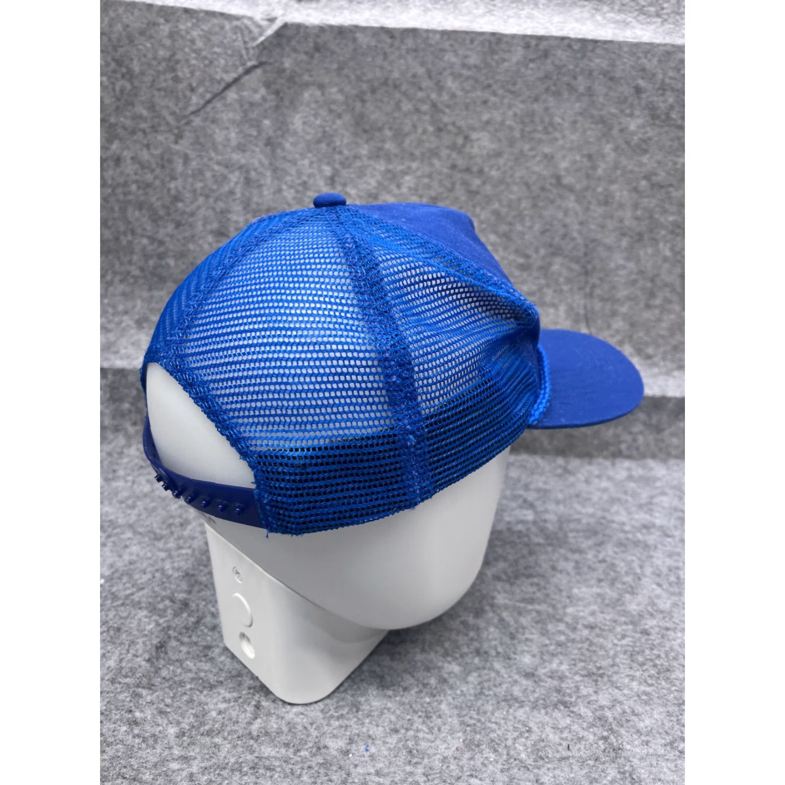 Vintage Hug A Vet Hat Cap Snap Back Adult One Size Blue Polyester Hatch Trucker Made USA Size ONE SIZE - 7 Thumbnail