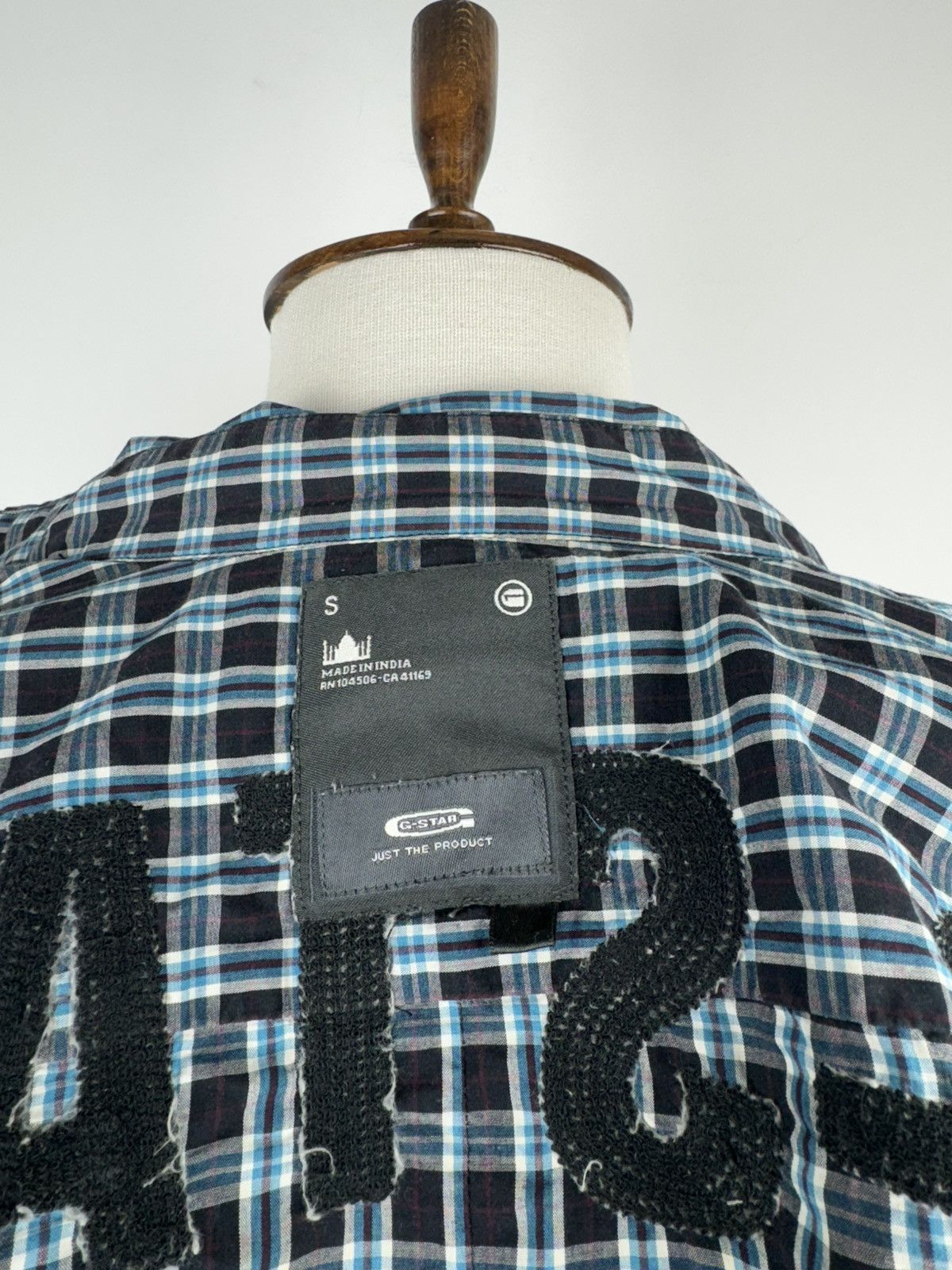 G-Star × Vintage Men’s Vintage G-Star Raw New Gould Check Long Sleeve Shirt Size US S / EU 44-46 / 1 - 8 Thumbnail