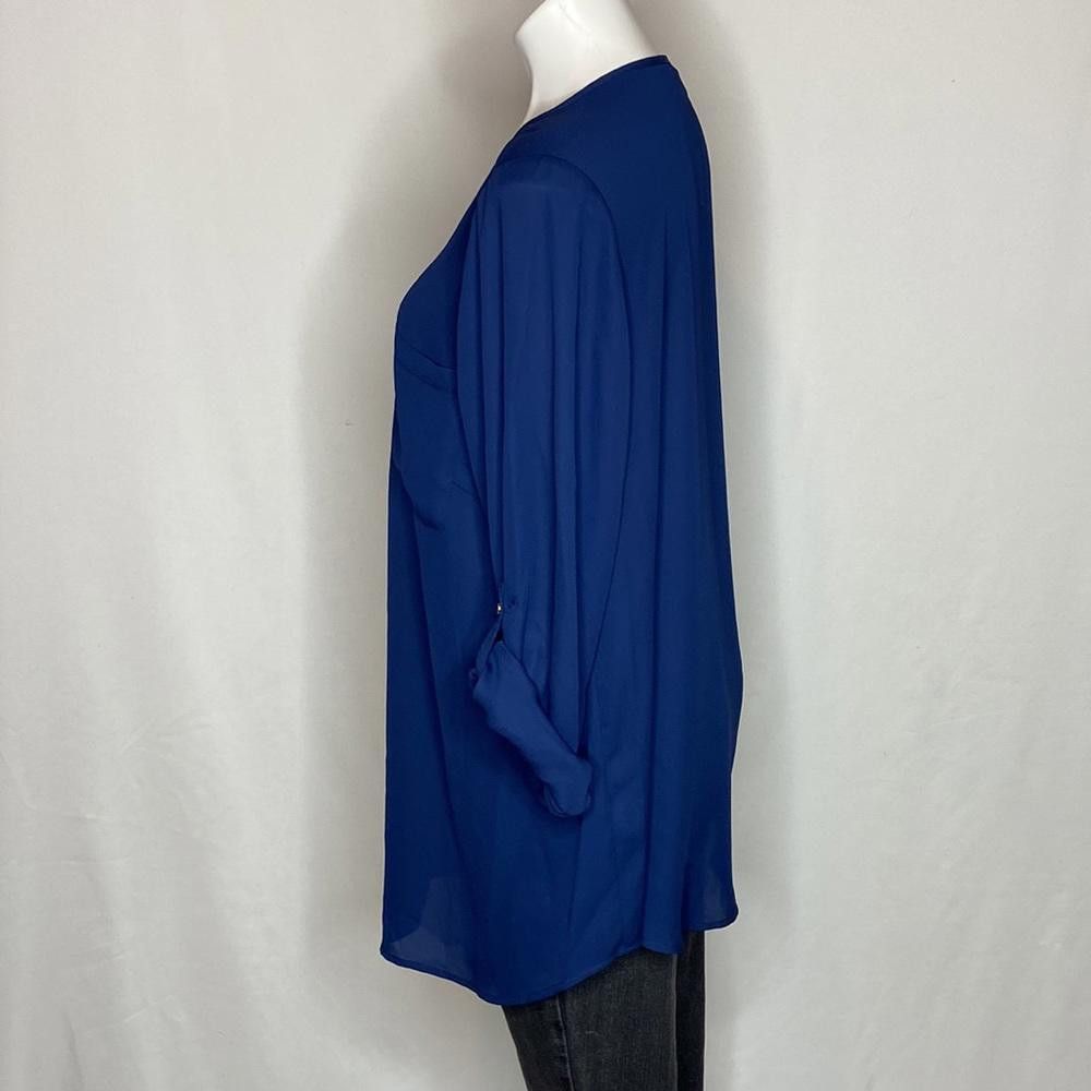 Designer Zac & Rachel Woman Zipper Collar Tunic, Plus 2X Size XXL / US 16-18 / IT 52-54 - 4 Thumbnail