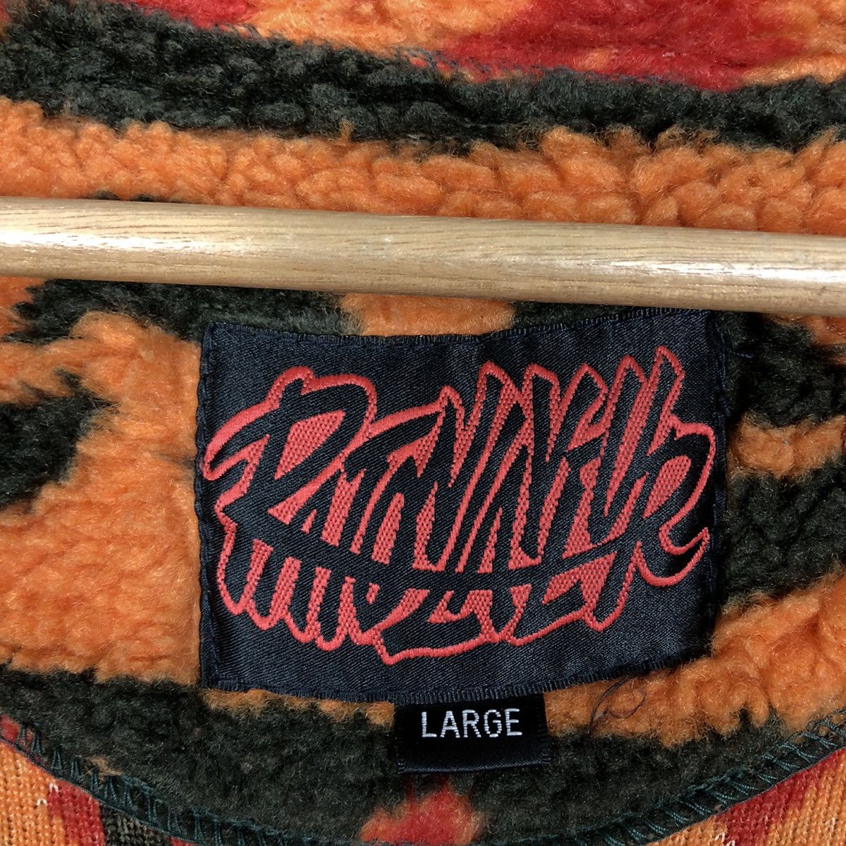 Japanese Brand 🔥90s Vintage Fleece Sweat Jacket Raton Laveur Tiger Striped Size US L / EU 52-54 / 3 - 13 Thumbnail