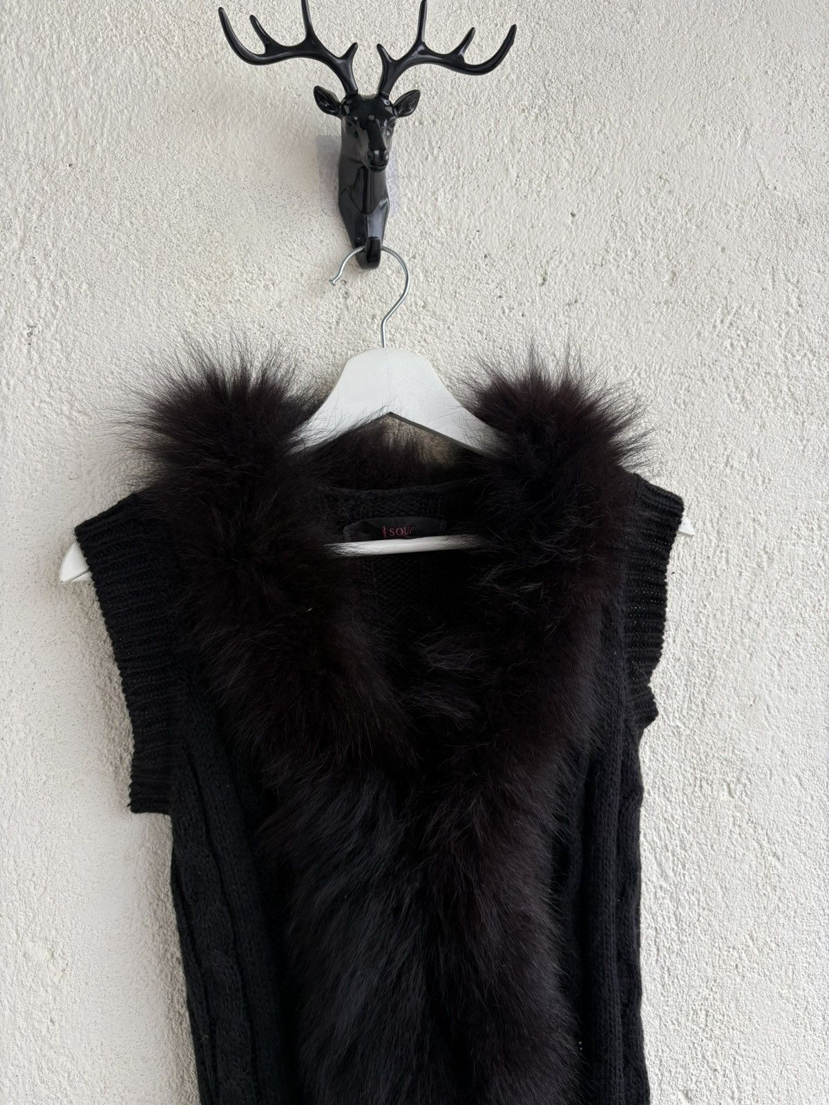 Maison Margiela Fur black Vest Maison Lgb style Size M / US 6-8 / IT 42-44 - 2 Thumbnail
