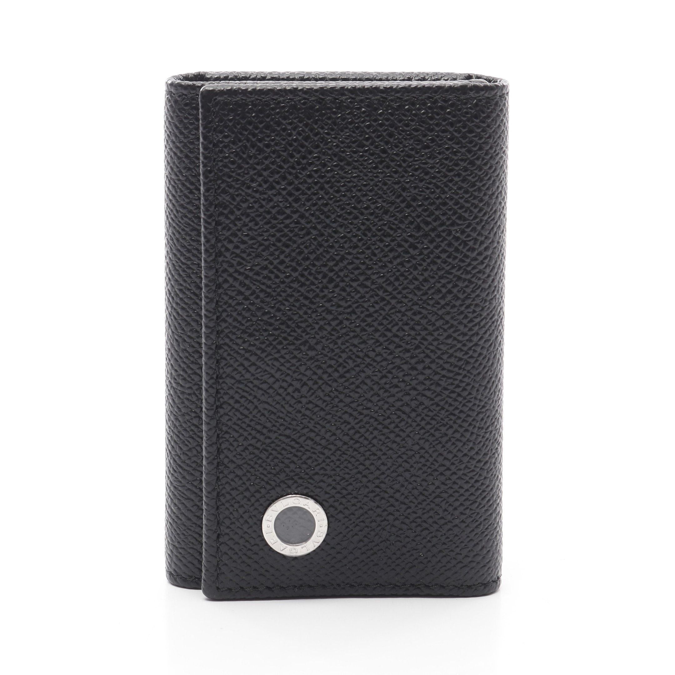 Bvlgari Bvlgari Bvlgari Man 6 Key Case Leather Black Size ONE SIZE - 1 Thumbnail