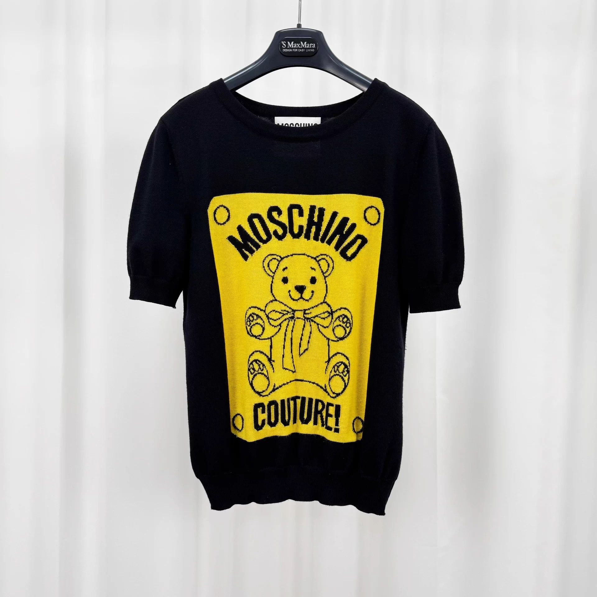 Moschino Moschino Wool Bear Knit Top 44 98 New Size L / US 10 / IT 46 - 1 Thumbnail