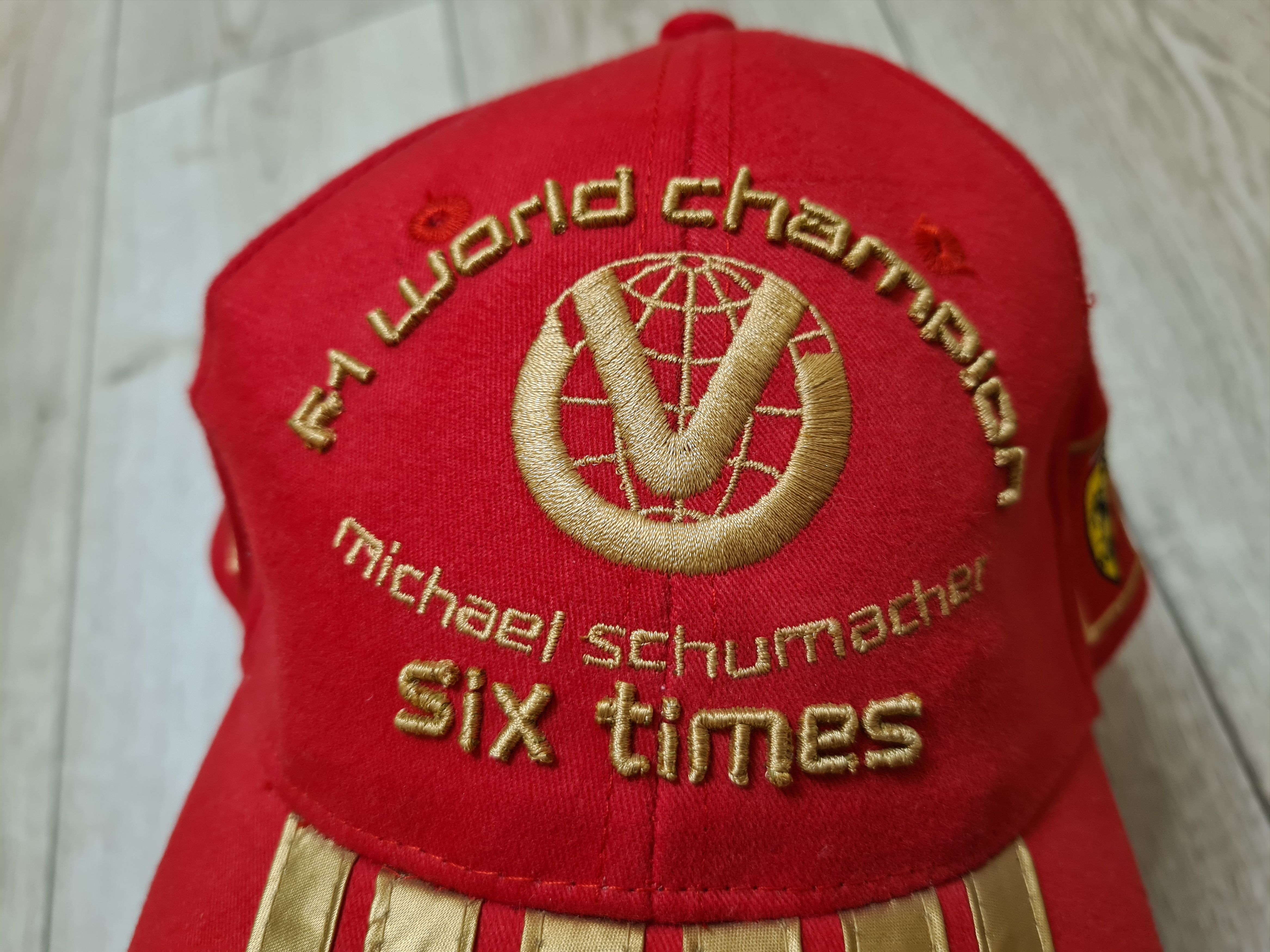 Ferrari FERRARI CAP VINTAGE NEW SCHUMACHER CAP FORMULA 1 CAP Size ONE SIZE - 4 Thumbnail