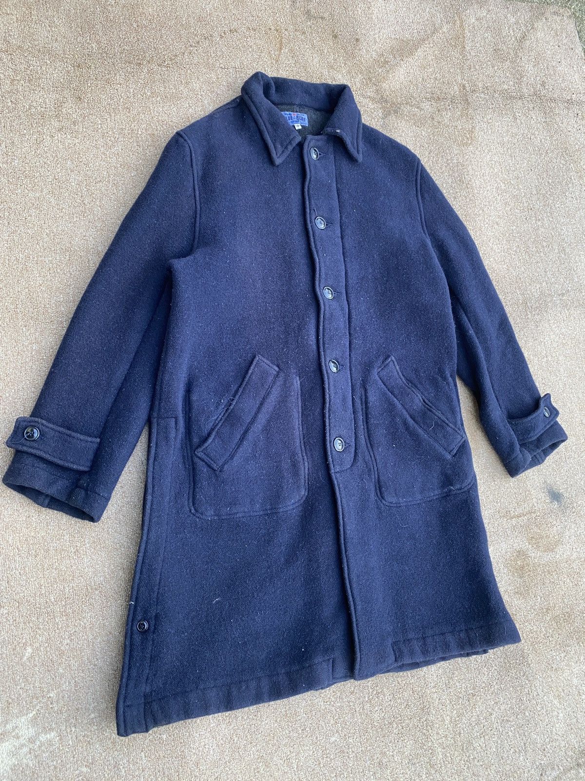 Blue Blue Japan Vintage blue blue woll jacket Size US M / EU 48-50 / 2 - 4 Thumbnail