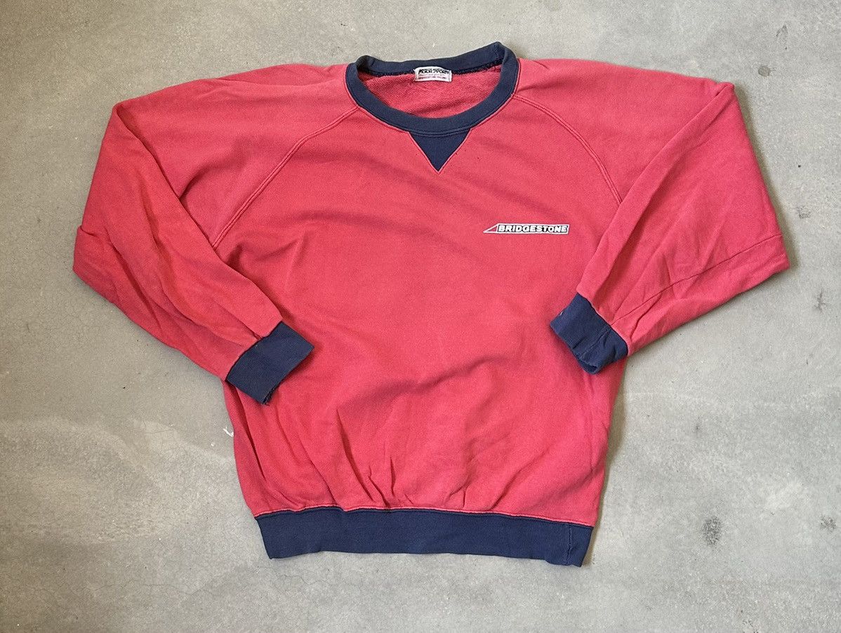 Vintage VINTAGE BRIDGESTONE MOTOR SPORT SWEATSHIRT Size US M / EU 48-50 / 2 - 1 Thumbnail