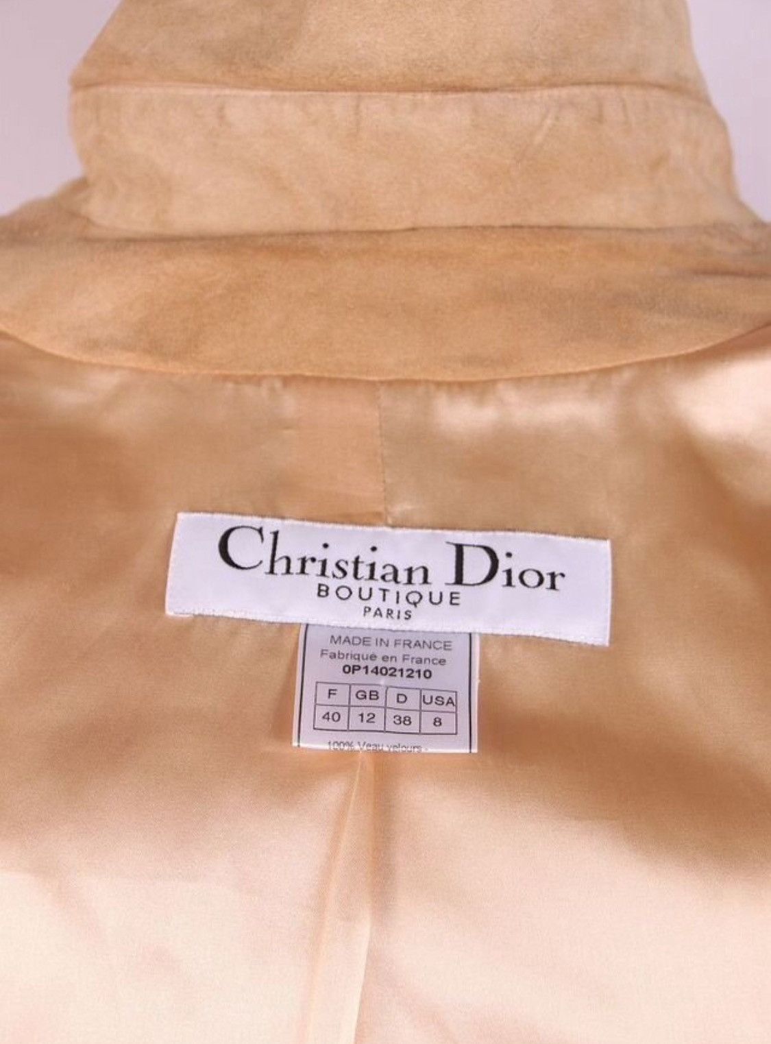 Dior Christian Dior Galliano 2000 Suede Leather Button Shirt Size M / US 6-8 / IT 42-44 - 4 Thumbnail