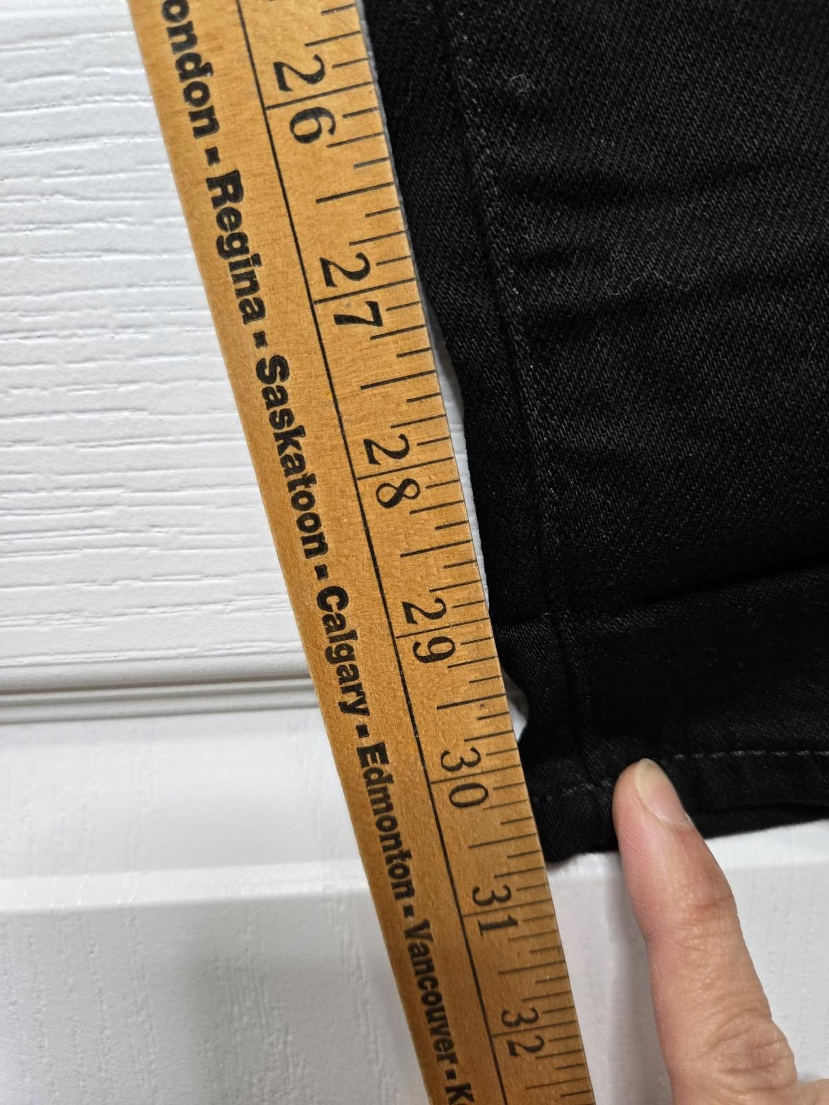 Alexander Wang Alexander Wang Jeans Women's 29 Black Denim Skinny Dark Wash Size 29" - 7 Thumbnail